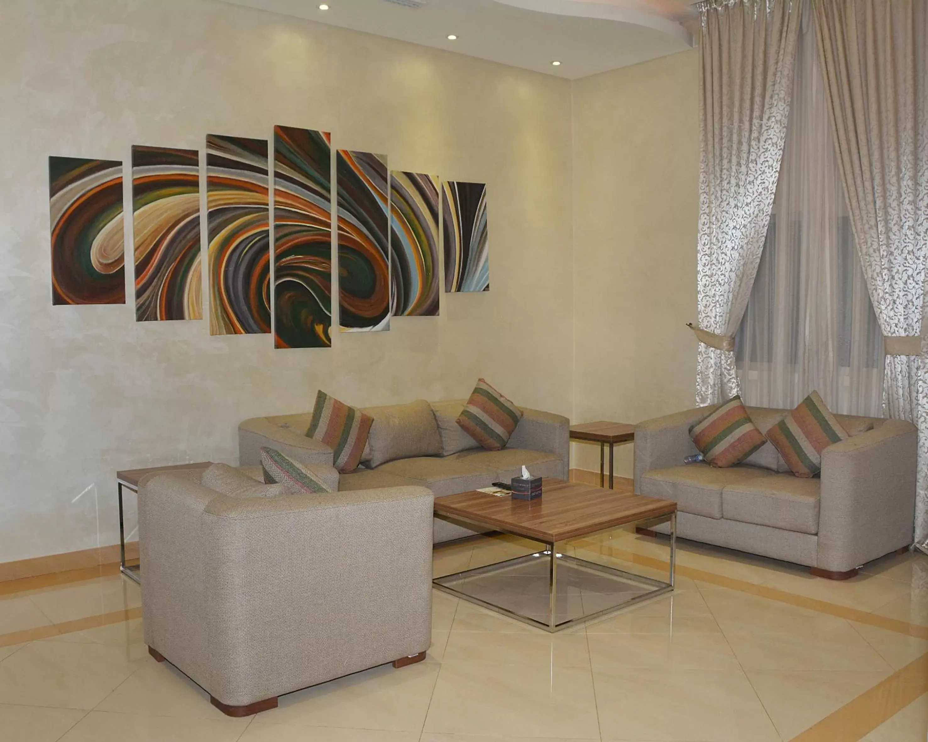 Living room, Seating Area in Mandarin Hotel Apartments