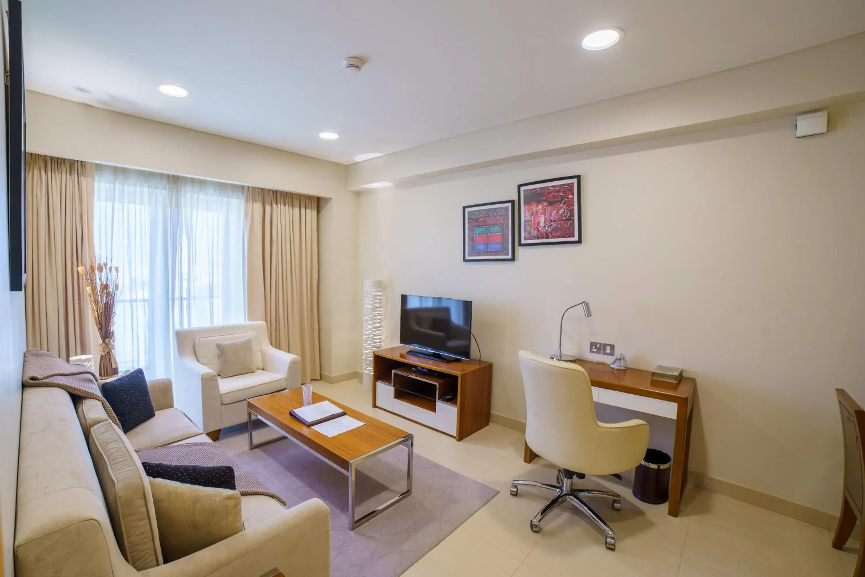 Living room in Levatio Suites Muscat, a member of Radisson Individuals