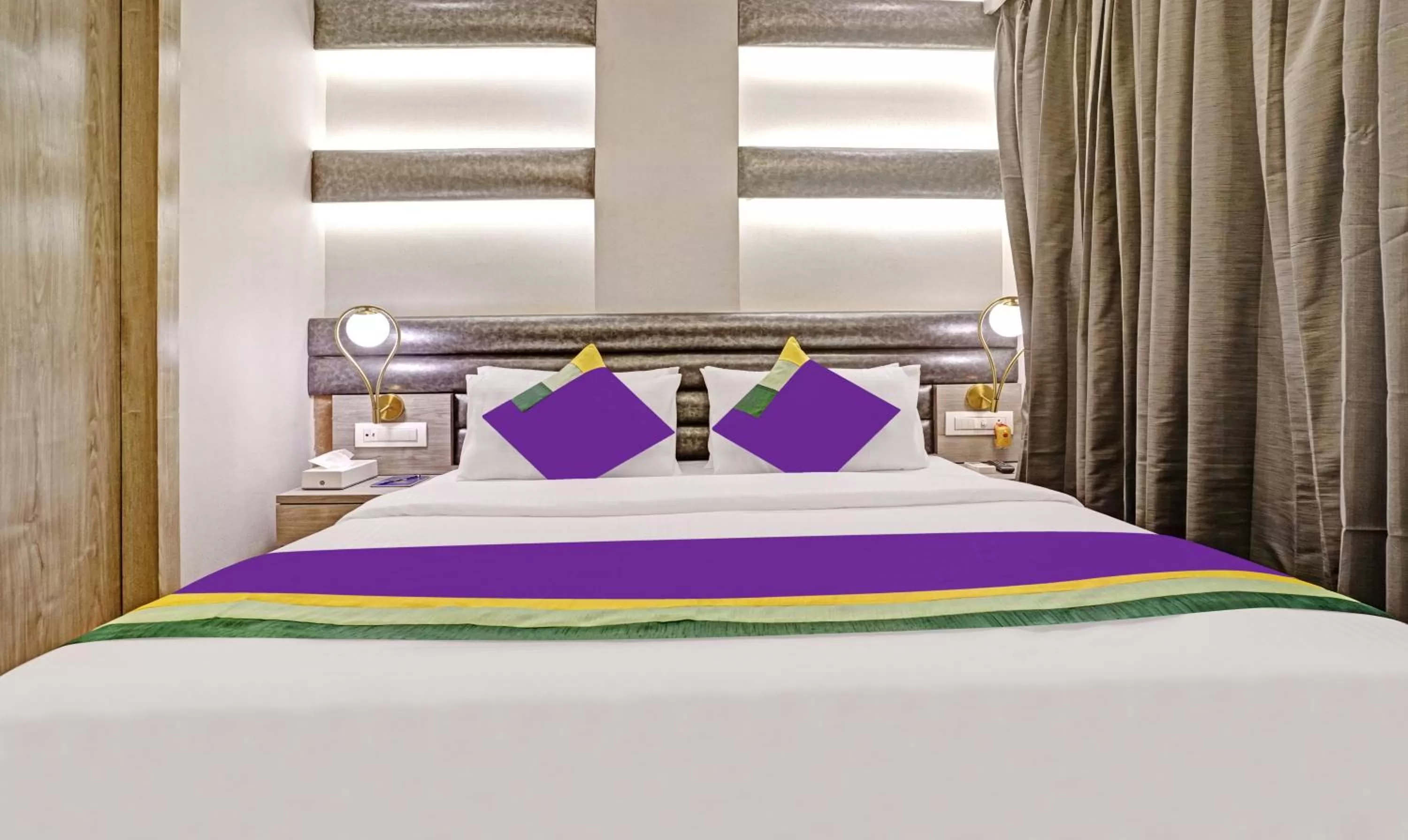 Bedroom, Bed in Treebo Premium Widlor Boutique