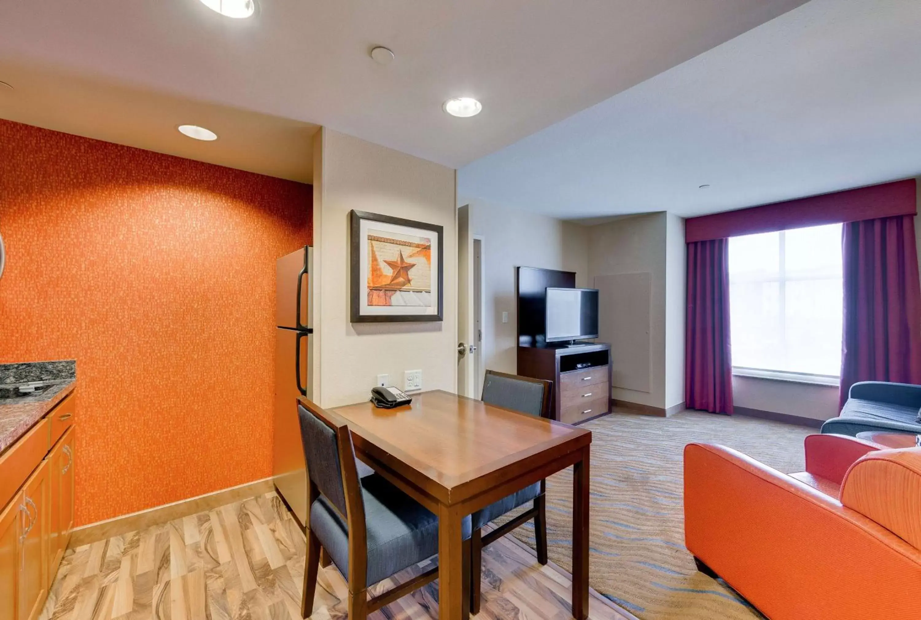 Living room in Homewood Suites by Hilton Fort Worth Medical Center