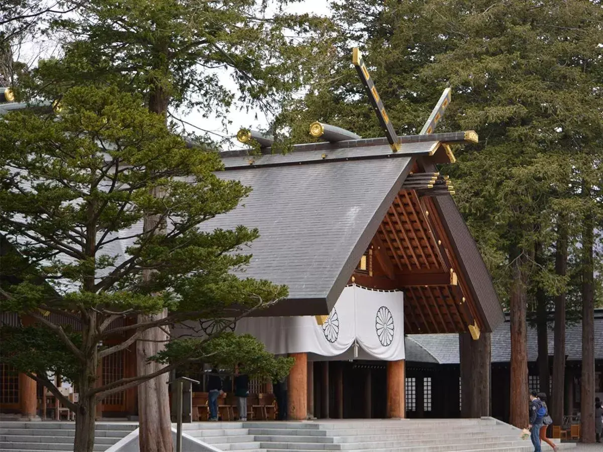 Nearby landmark, Property Building in Hotel Wing International Sapporo Susukino