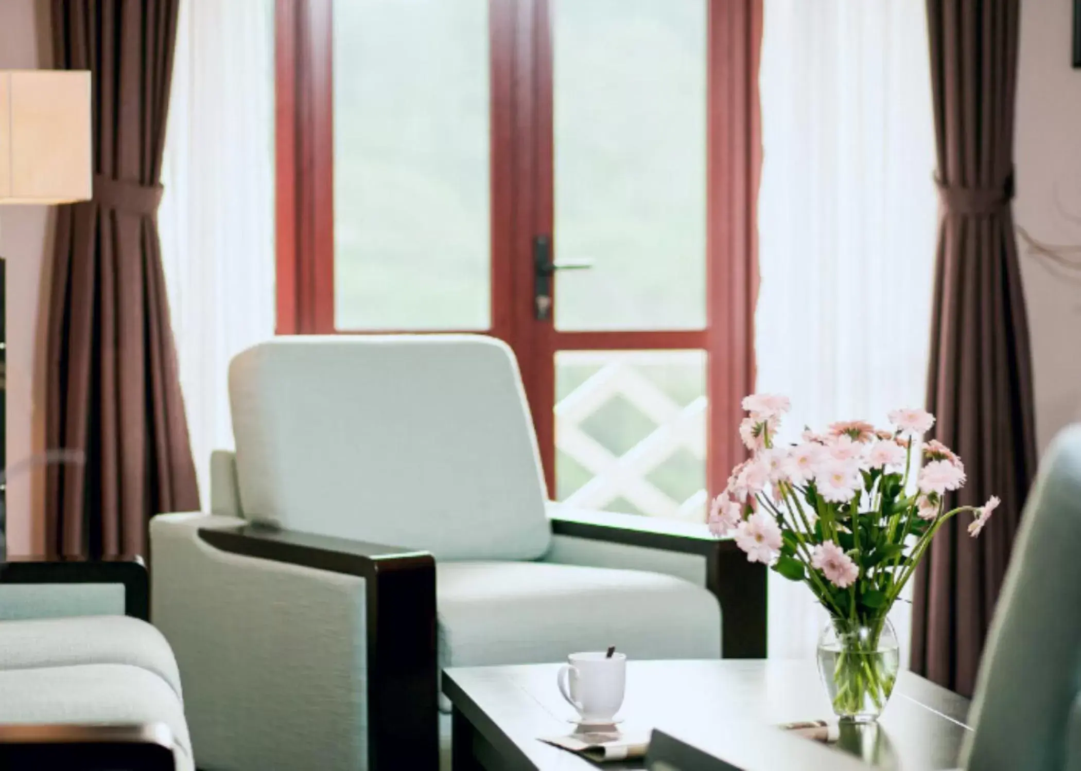 Living room, Seating Area in Swiss-Belresort Tuyen Lam