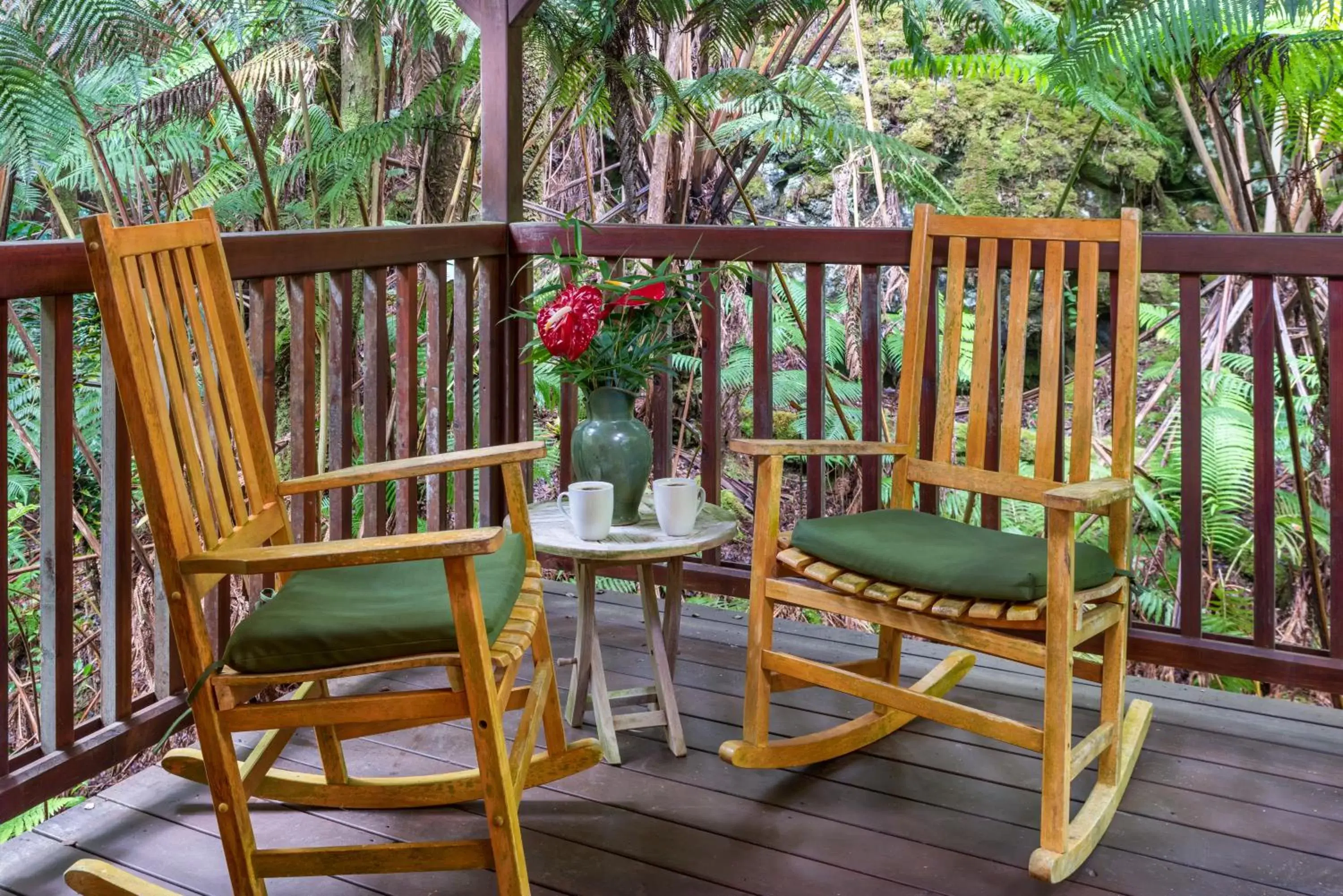 Balcony/Terrace in Volcano Village Lodge