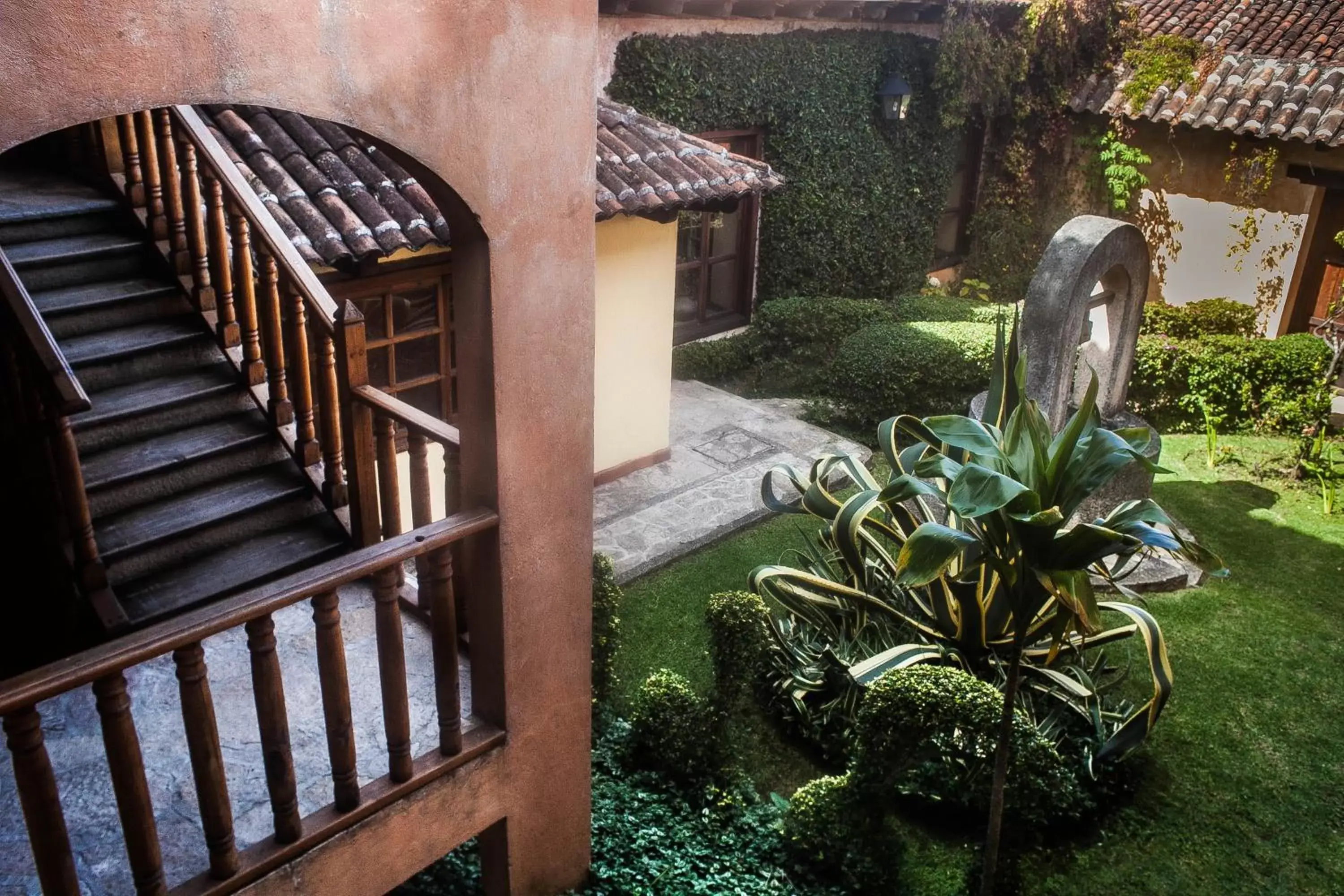 Garden in Hotel Casavieja