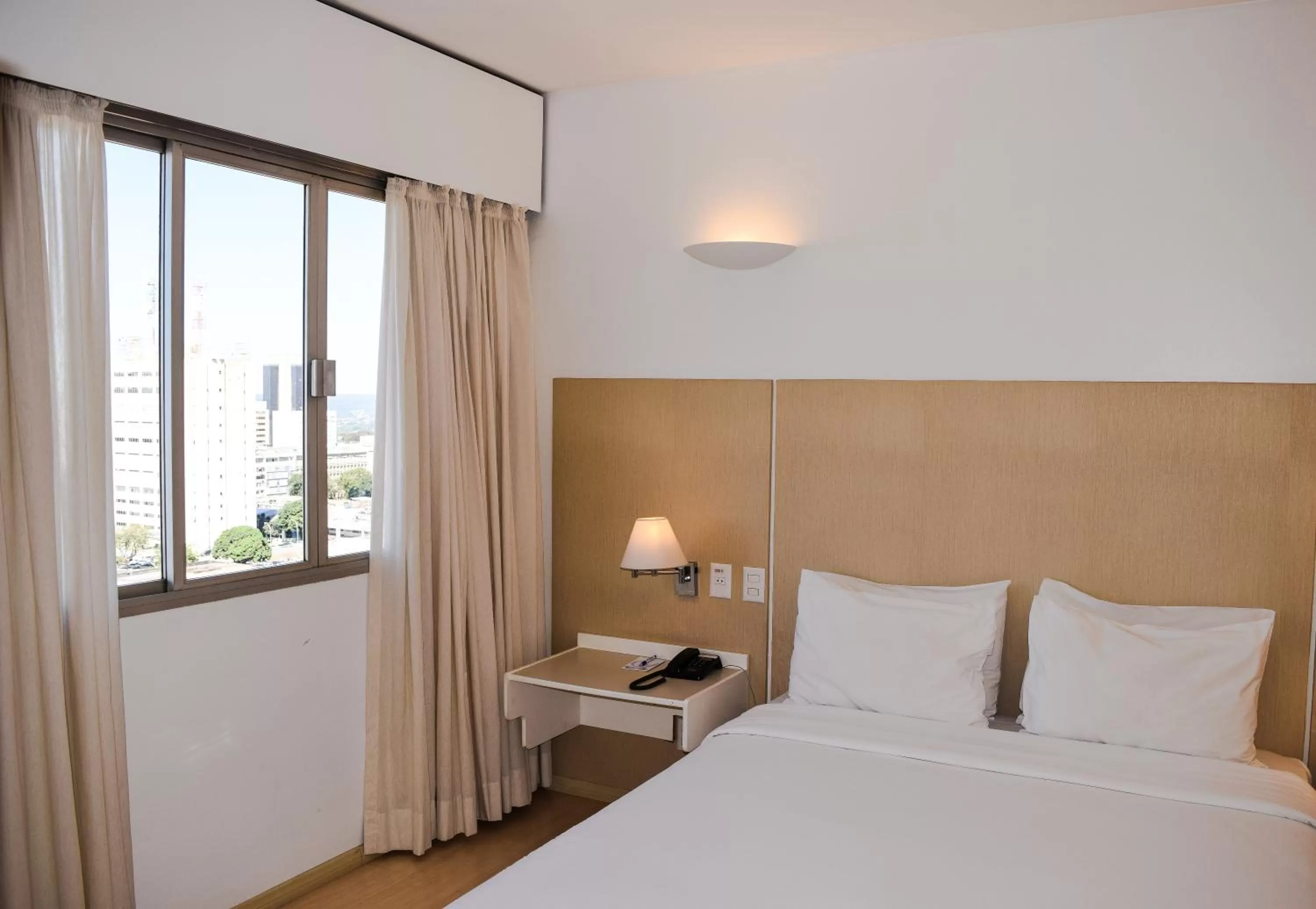 Decorative detail, Bed in América Bittar Hotel