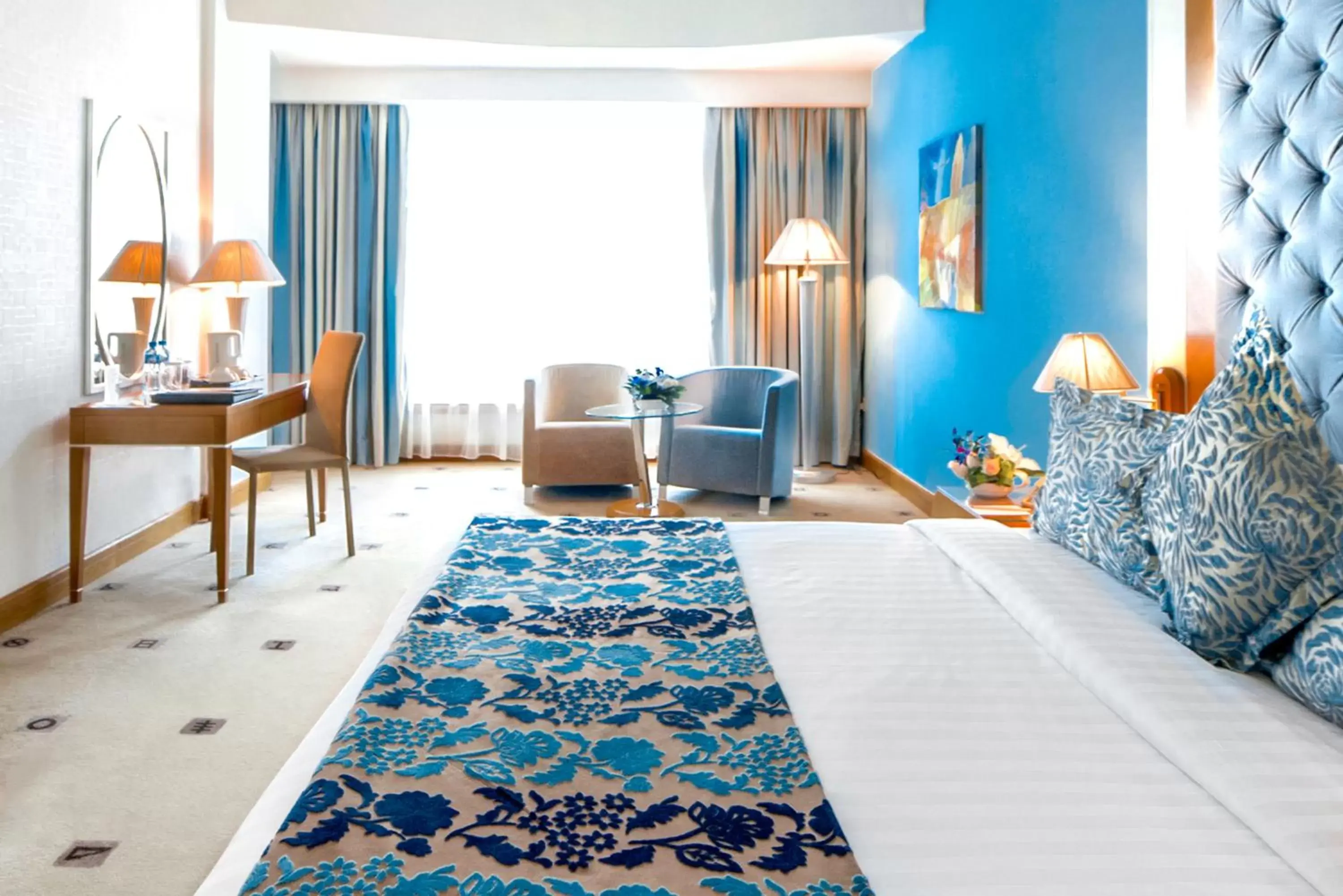 Bed in Marina Byblos Hotel