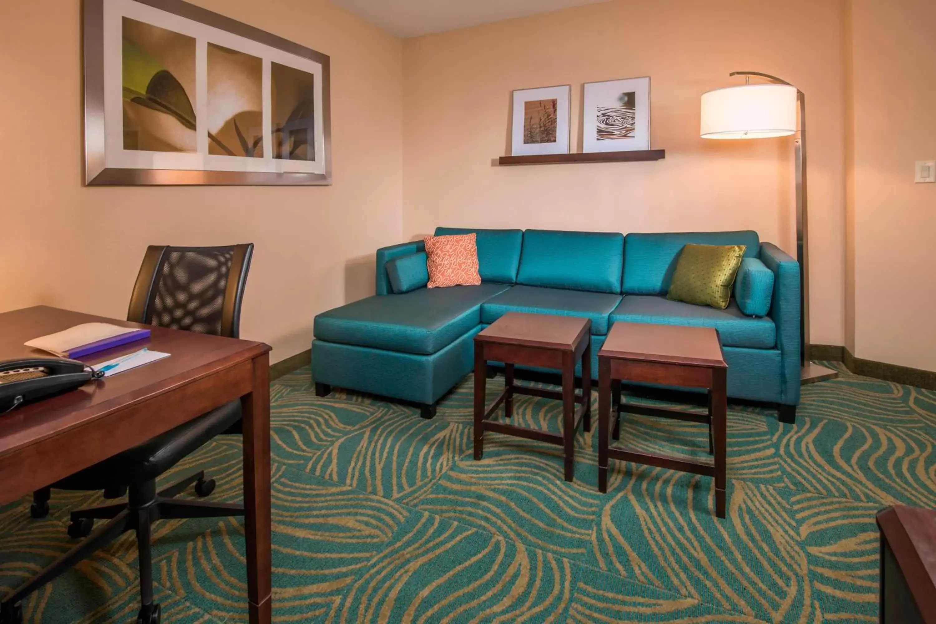 Living room, Seating Area in SpringHill Suites Prince Frederick
