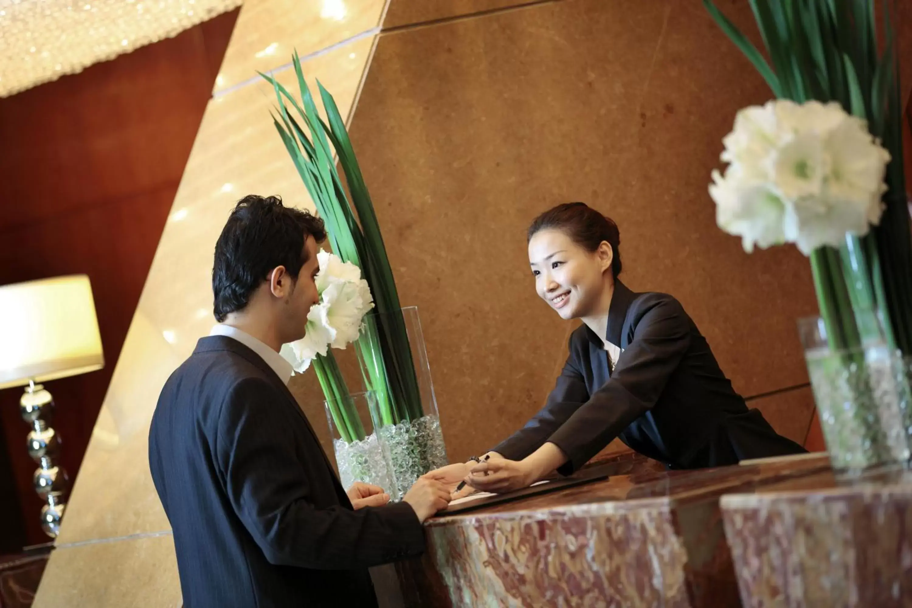 Property building, Lobby/Reception in InterContinental Hangzhou, an IHG Hotel