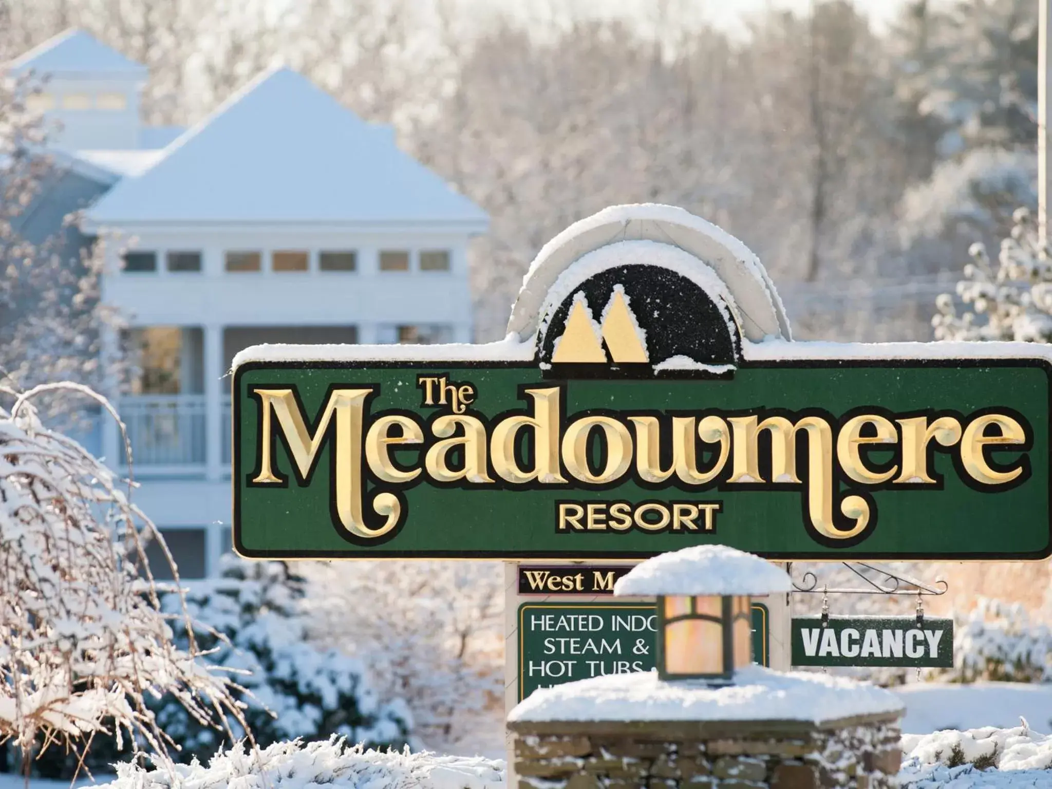 Property logo or sign in Meadowmere Resort