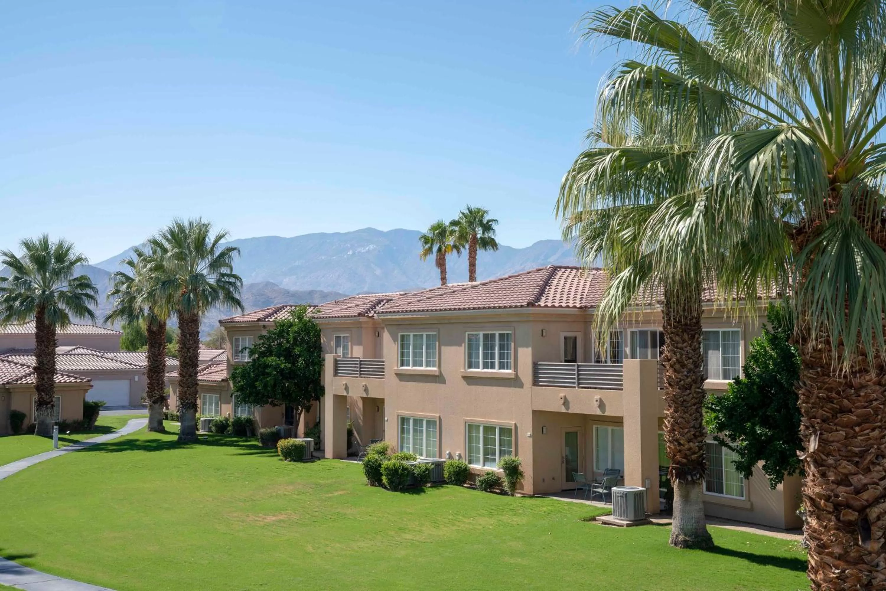 Property building in Raintree's Cimarron Golf Resort Palm Springs