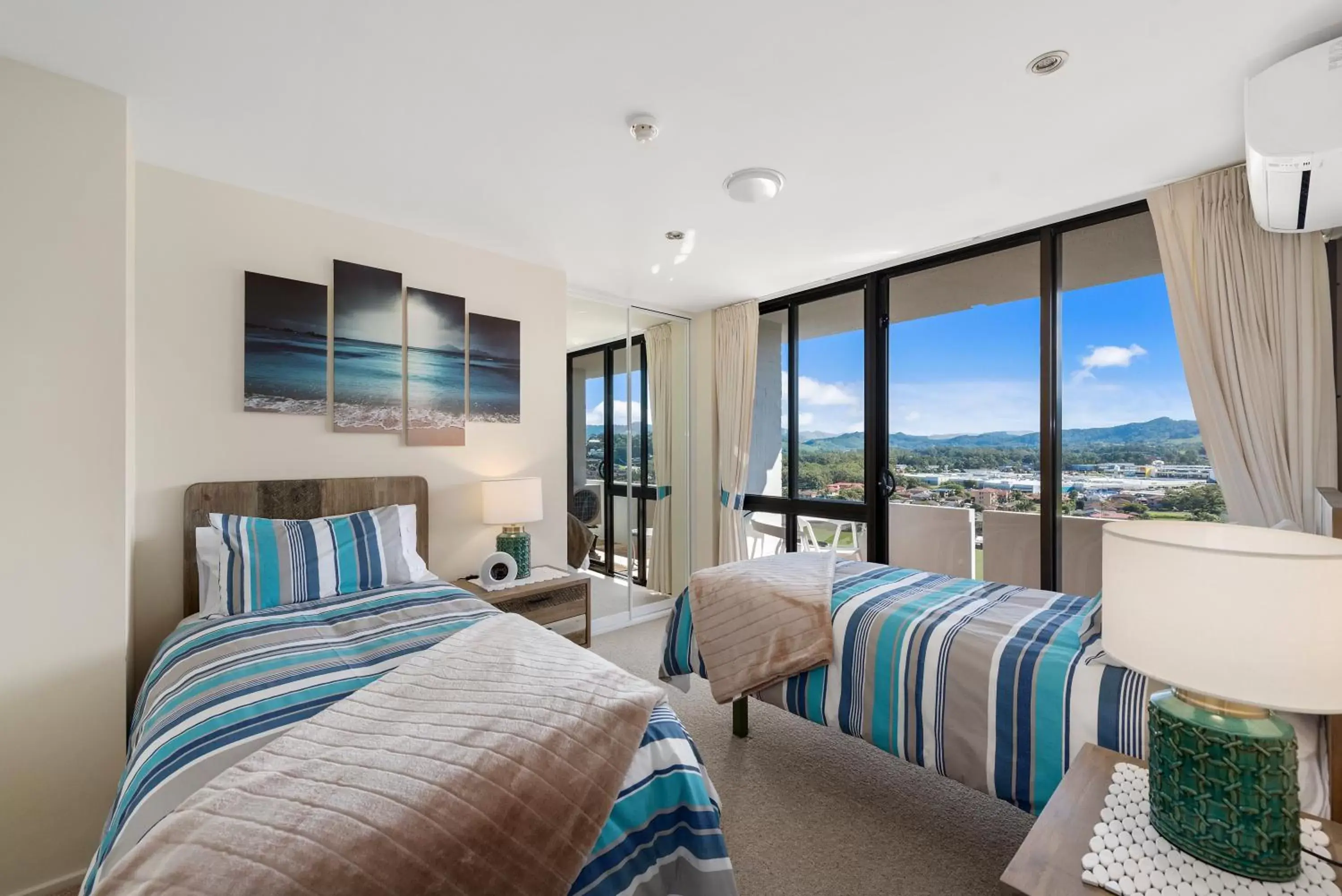 Bedroom in Pacific Towers Beach Resort