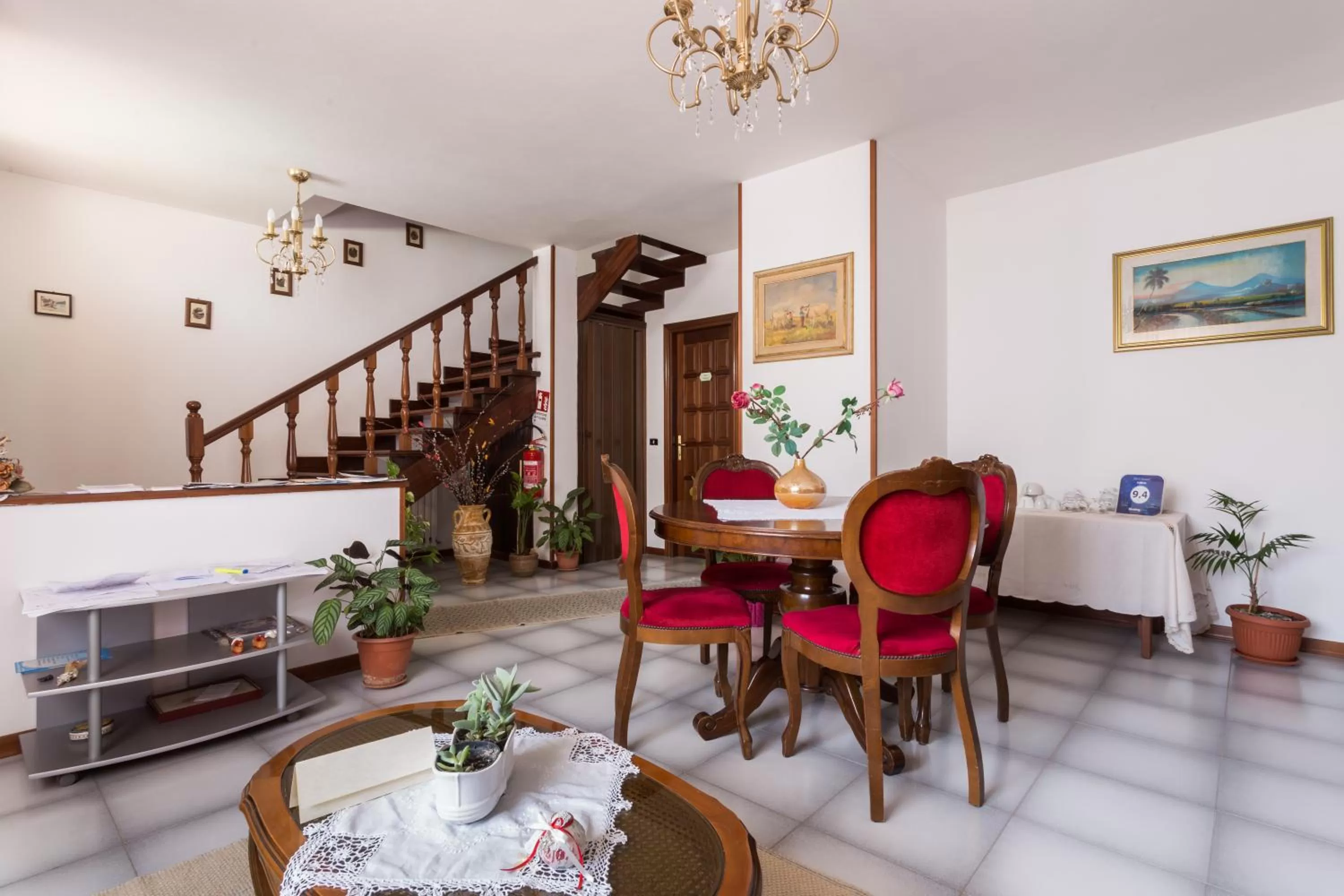 Communal lounge/ TV room in B&B Il Mirto