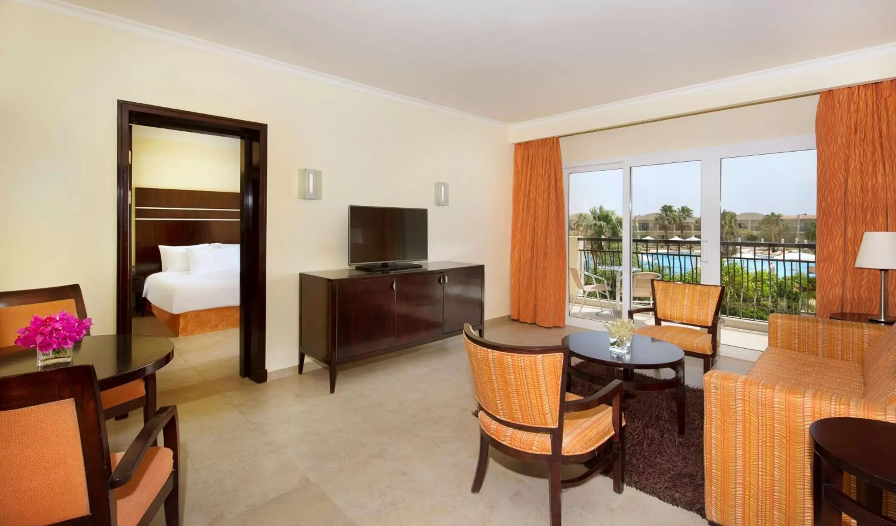 Bedroom, Seating Area in DoubleTree by Hilton Sharks Bay Resort