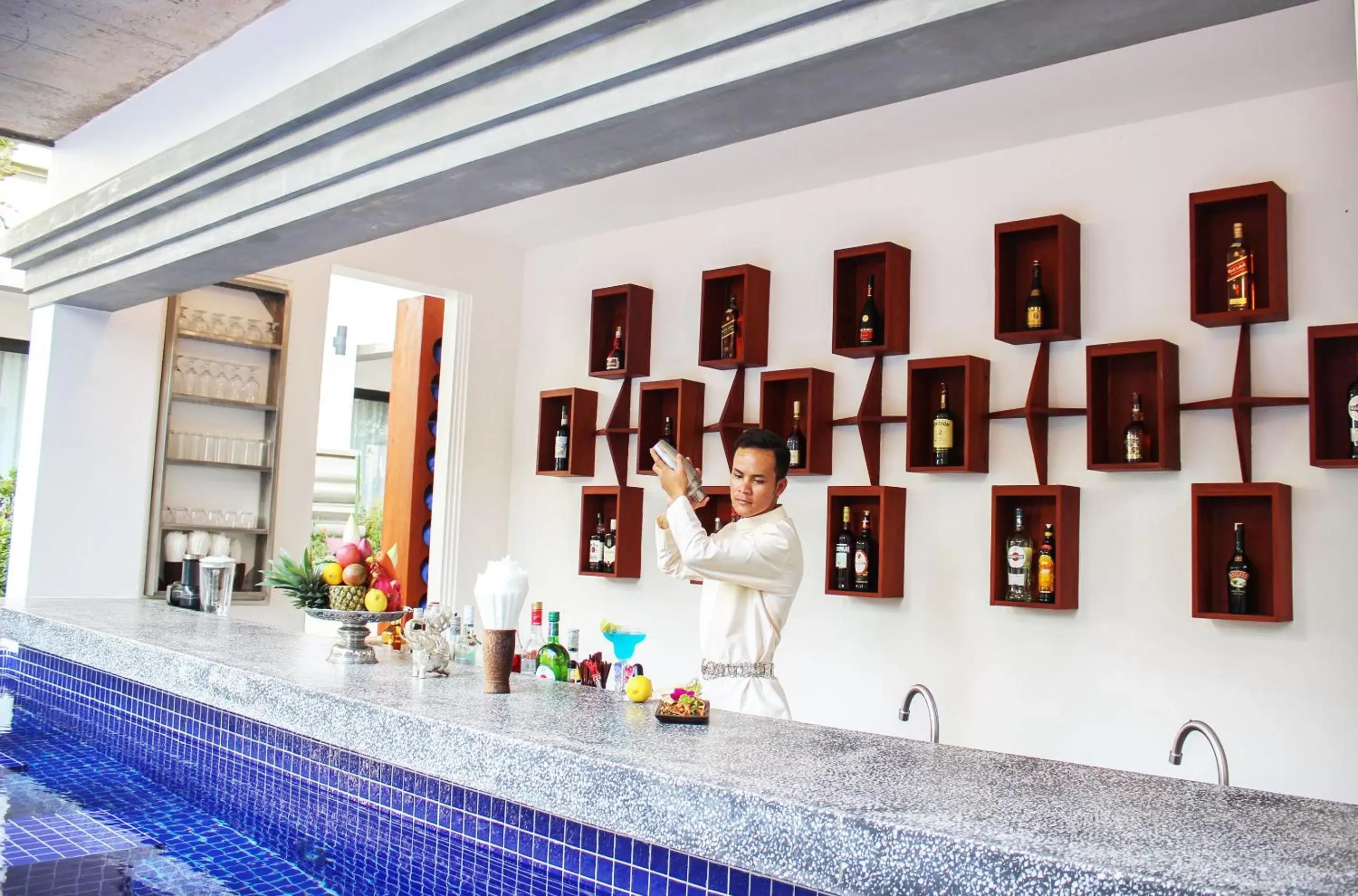 Lounge or bar in Khmer Mansion Residence