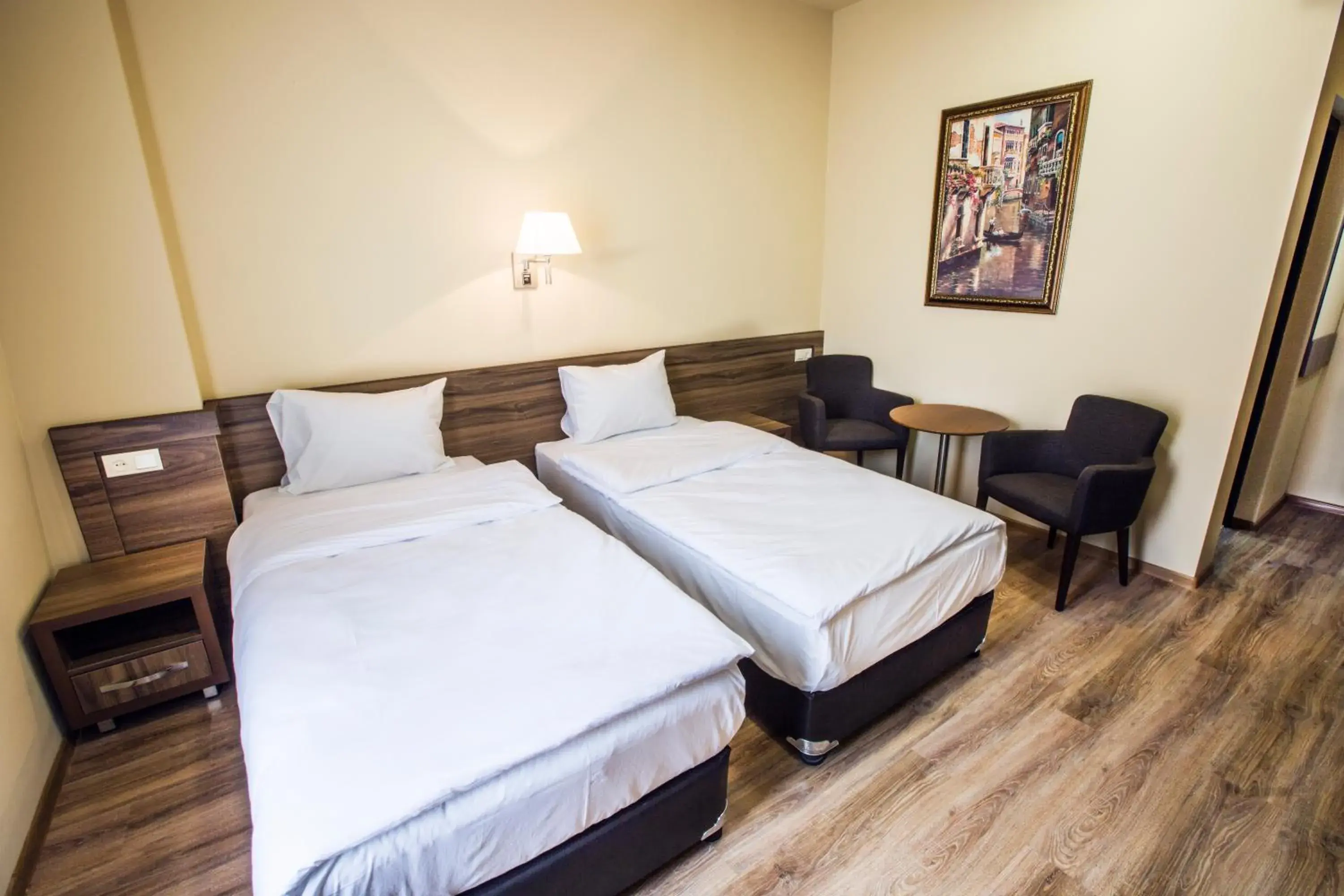 Bed in Yerevan Deluxe Hotel