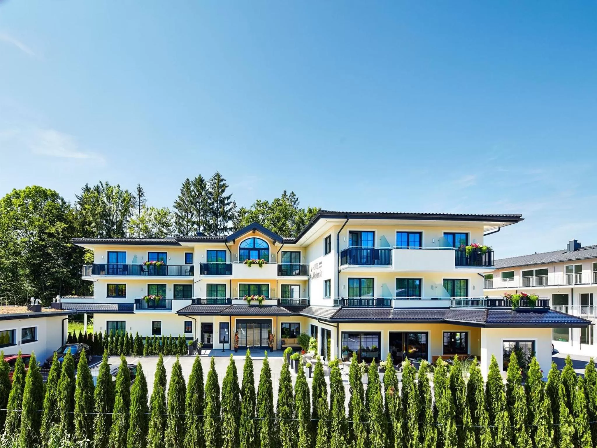 Facade/entrance in Hotel Garni Melanie