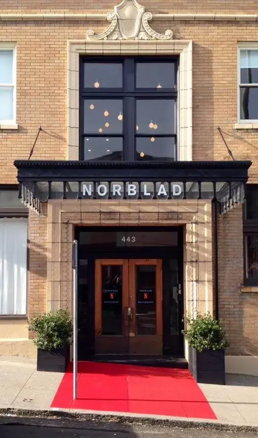 Facade/entrance in Norblad Hotel