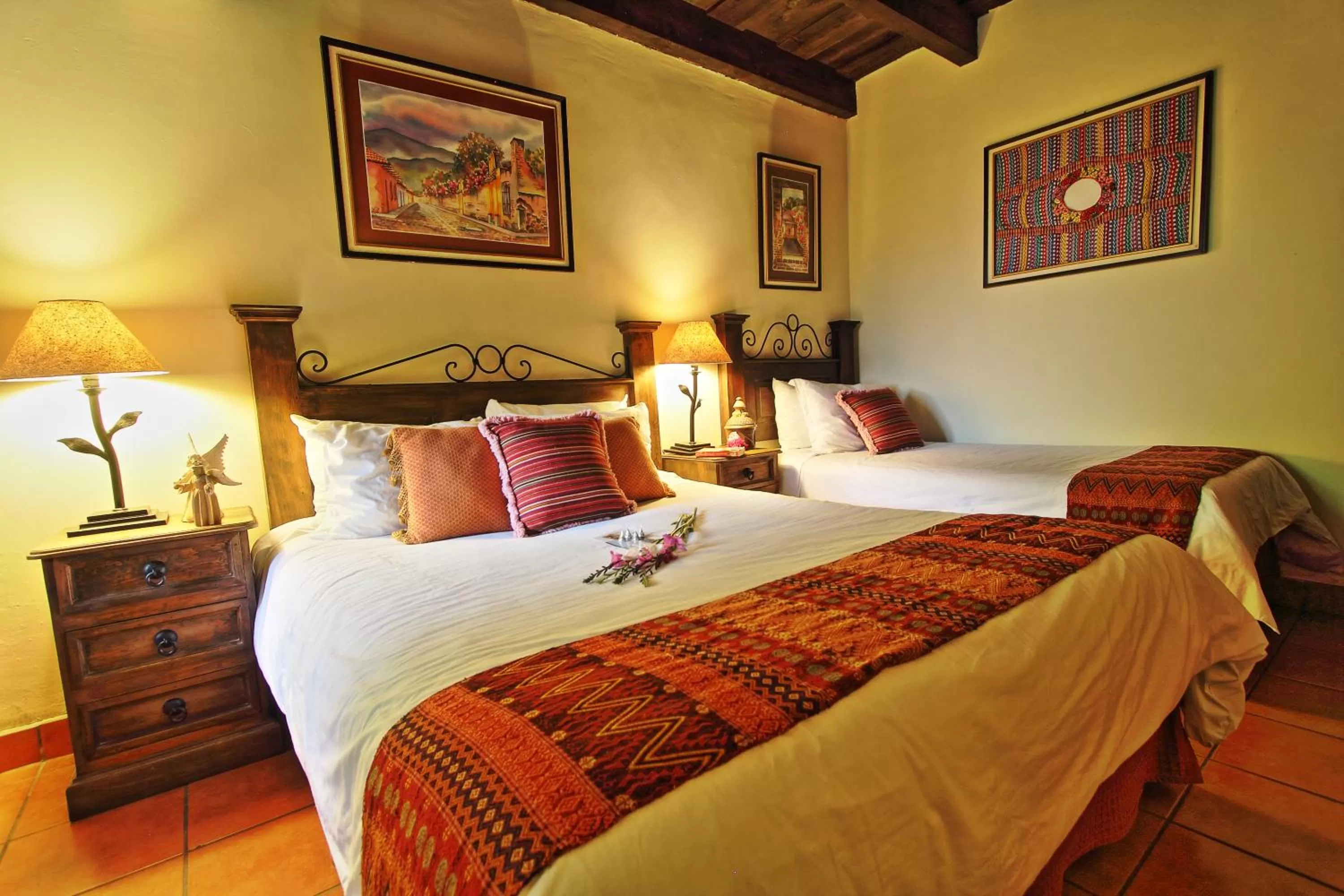 Photo of the whole room, Bed in Hotel Meson del Valle by AHS