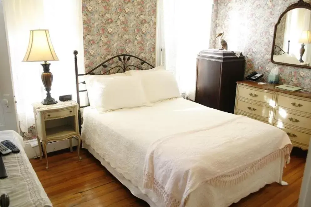 Bed in The Coolidge Corner Guest House: A Brookline Bed and Breakfast