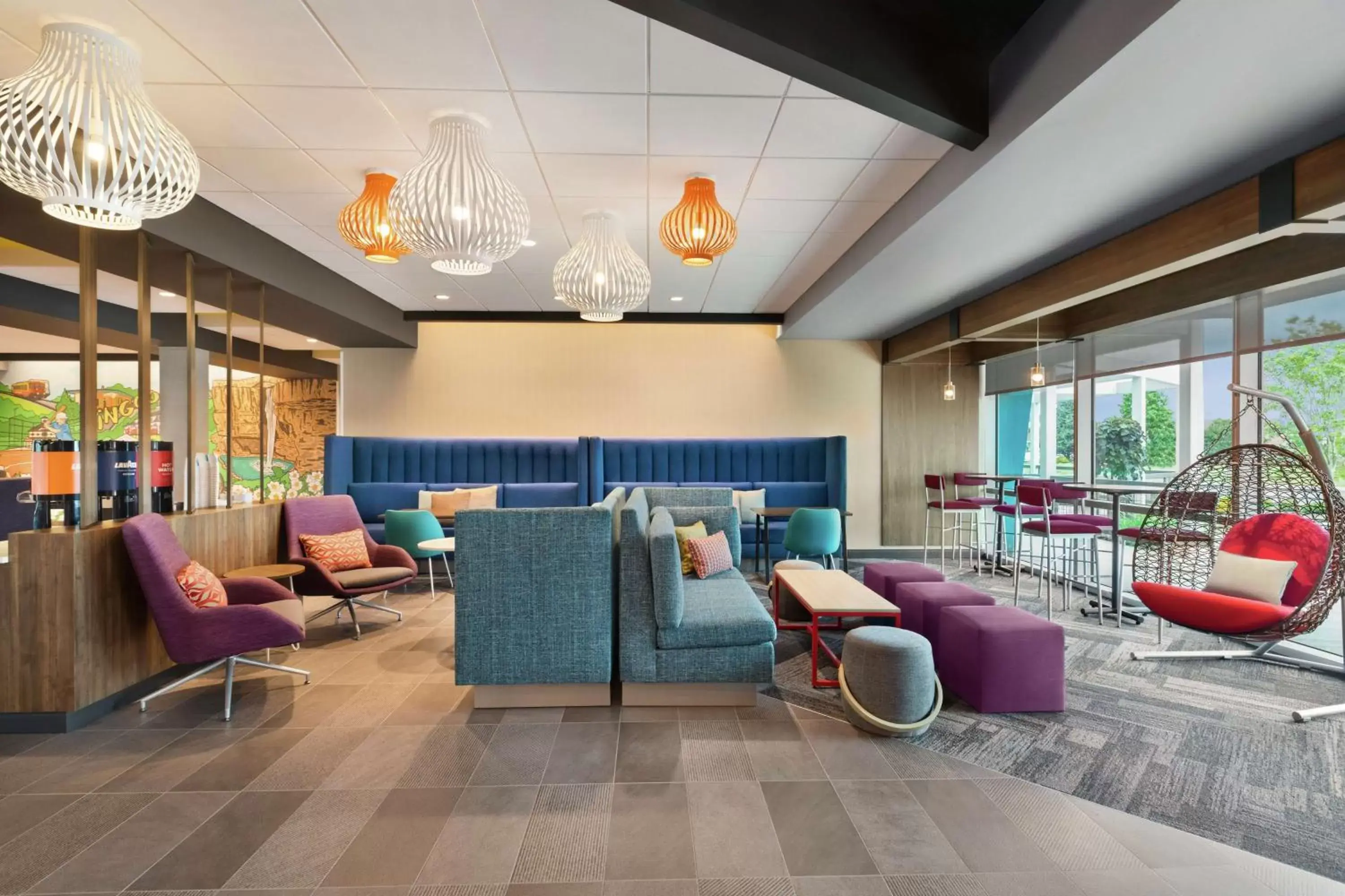 Lobby or reception, Lounge/Bar in Tru By Hilton Ringgold, Ga