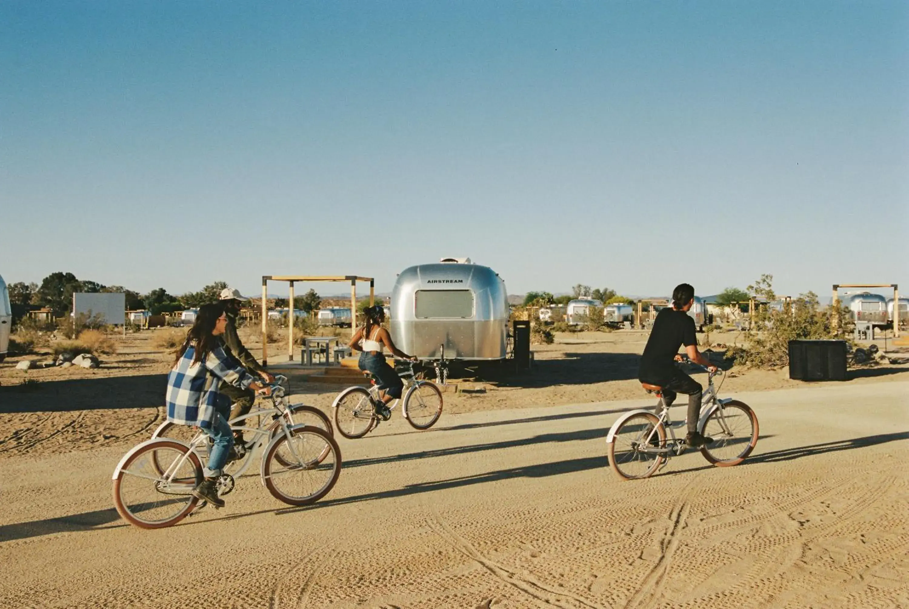 Biking in AutoCamp Joshua Tree