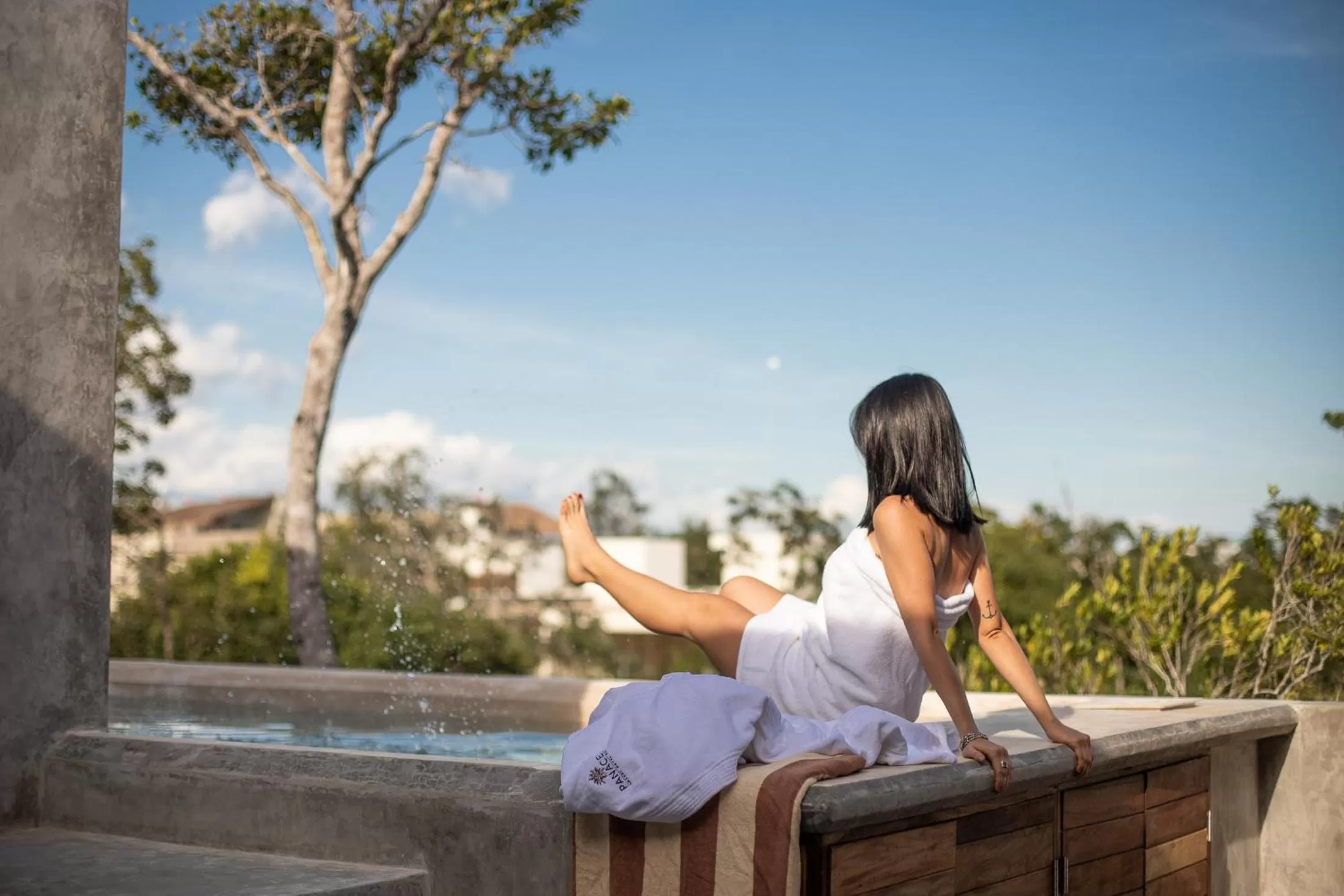 Swimming pool in Panacea Condo Tulum