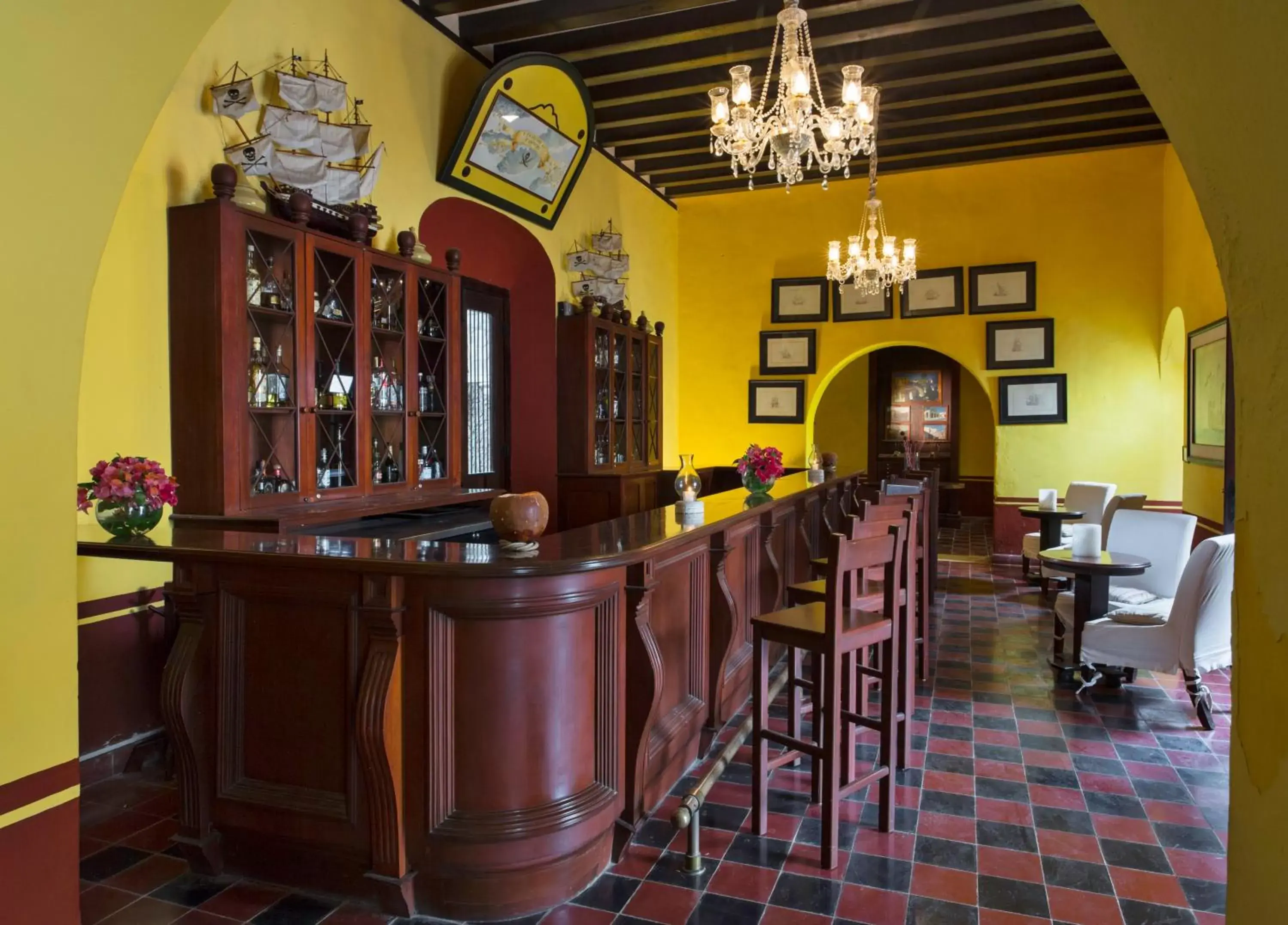 Lounge or bar in Hacienda Campeche