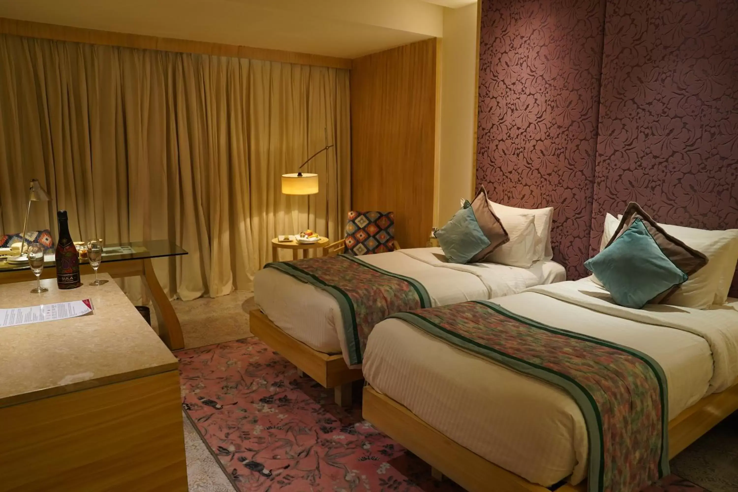 Bed in Hotel Royal Orchid Jaipur, 3 Kms to Airport