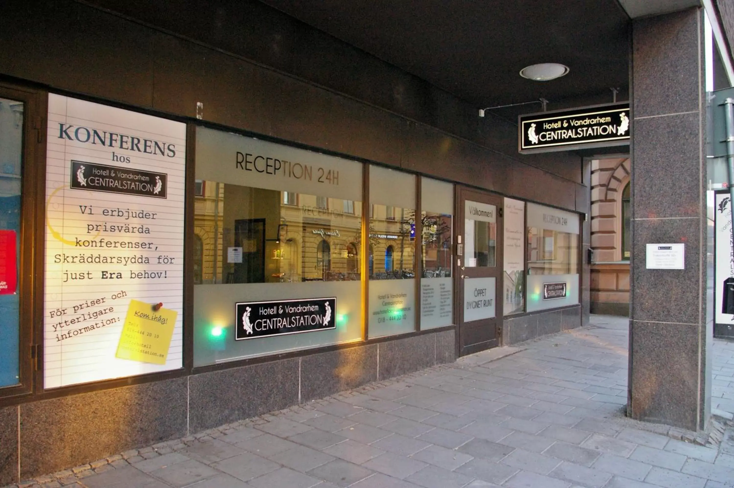 Facade/entrance in Hotell Centralstation