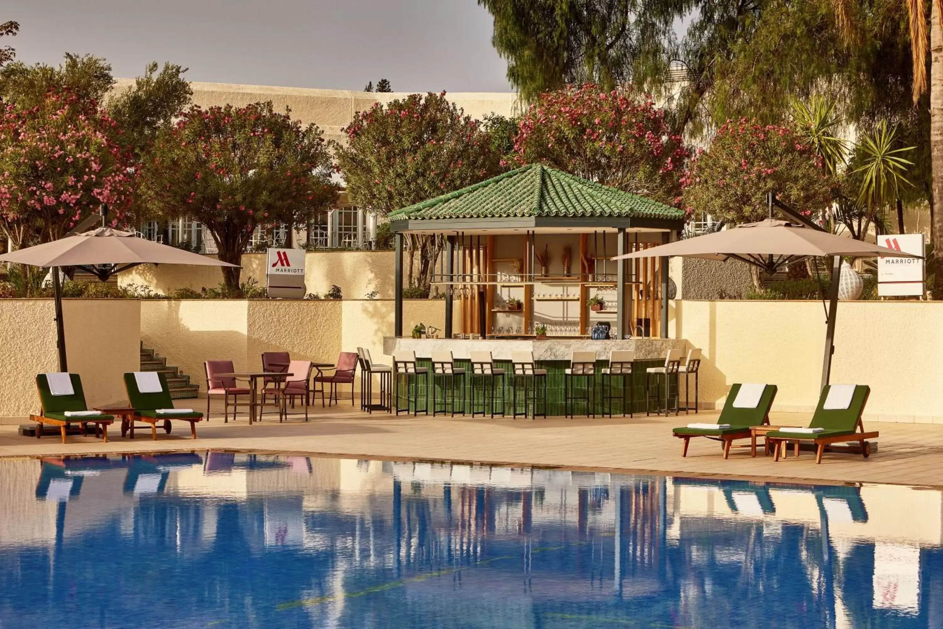 Swimming Pool in Fes Marriott Hotel Jnan Palace