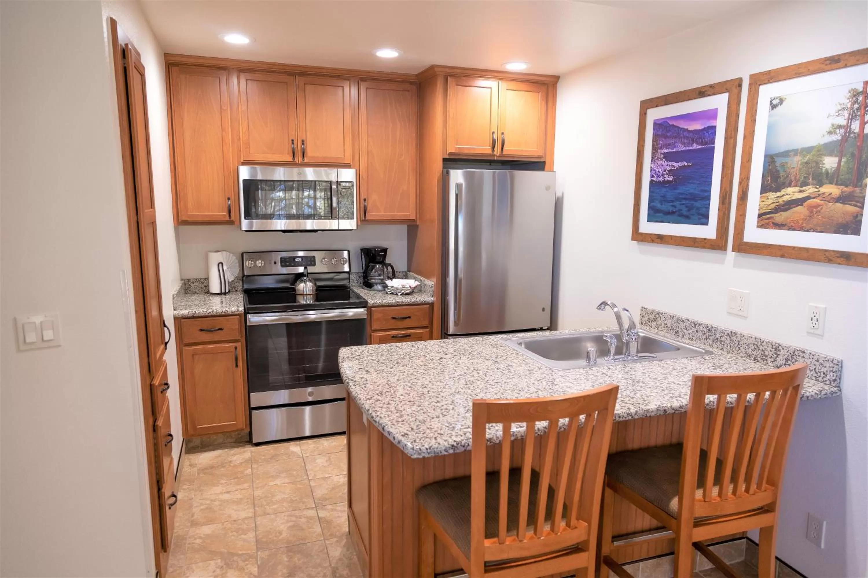 kitchen in The Tahoe Beach & Ski Club Owners Association