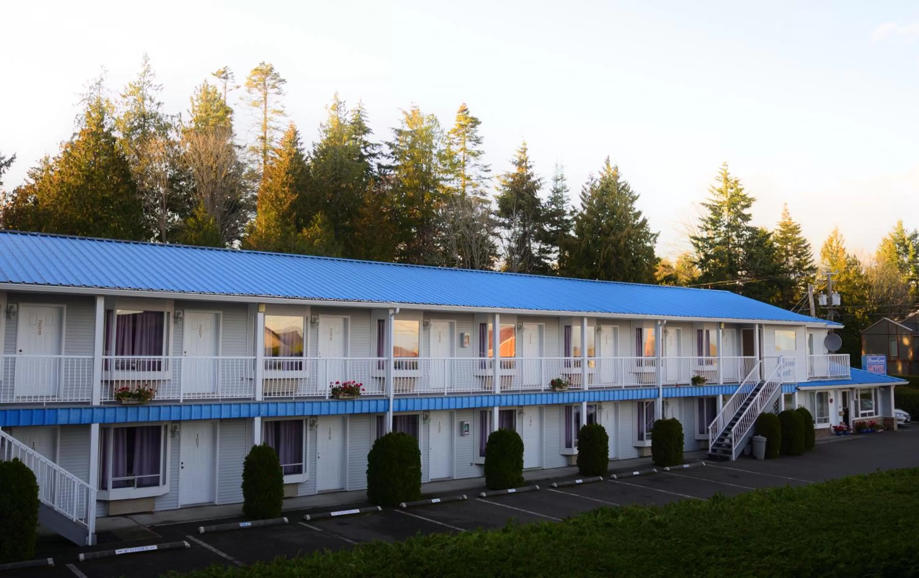 Property building in Ocean Crest Motel