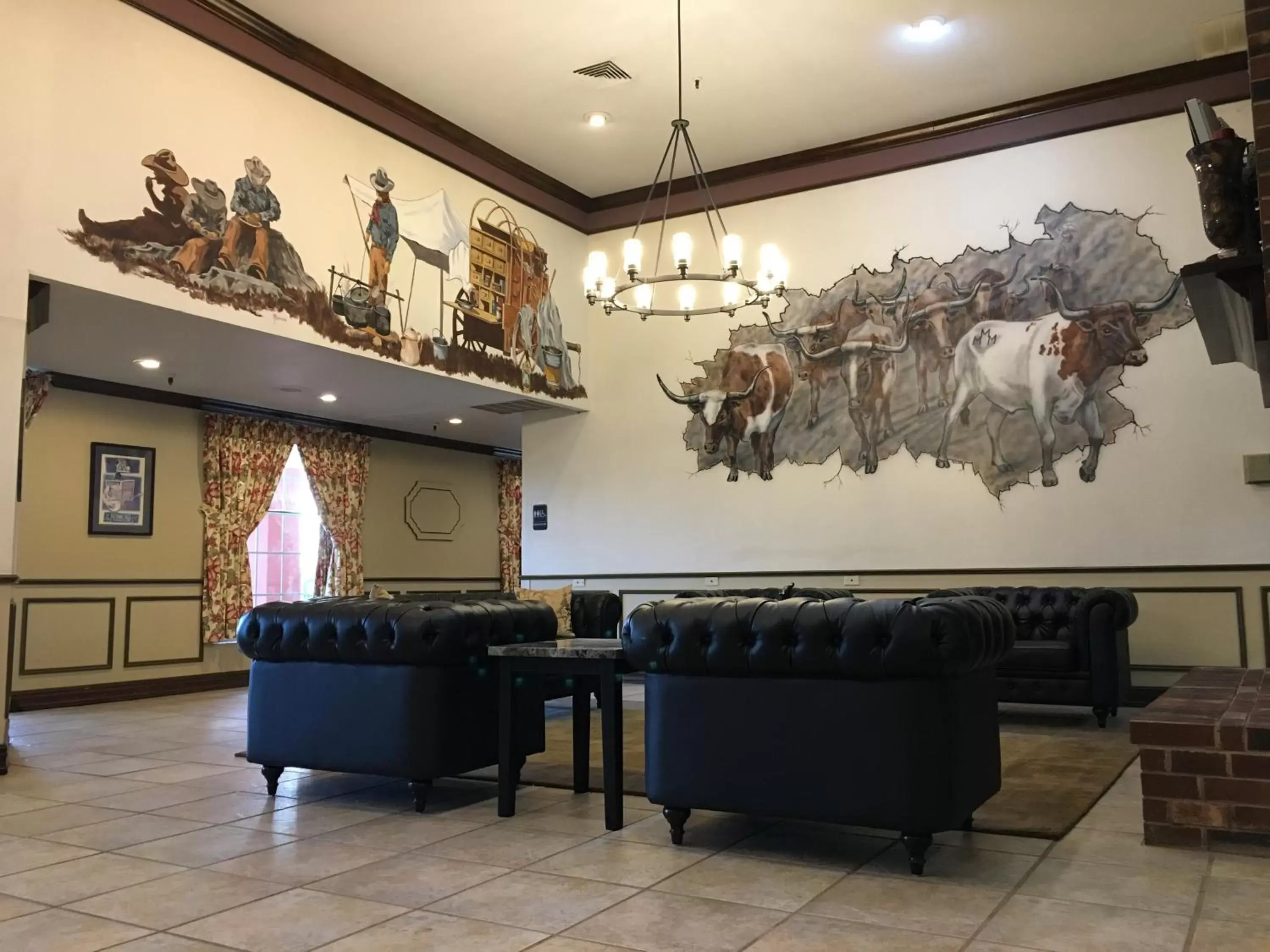 Lobby or reception, Lobby/Reception in Territorial Inn Guthrie Oklahoma