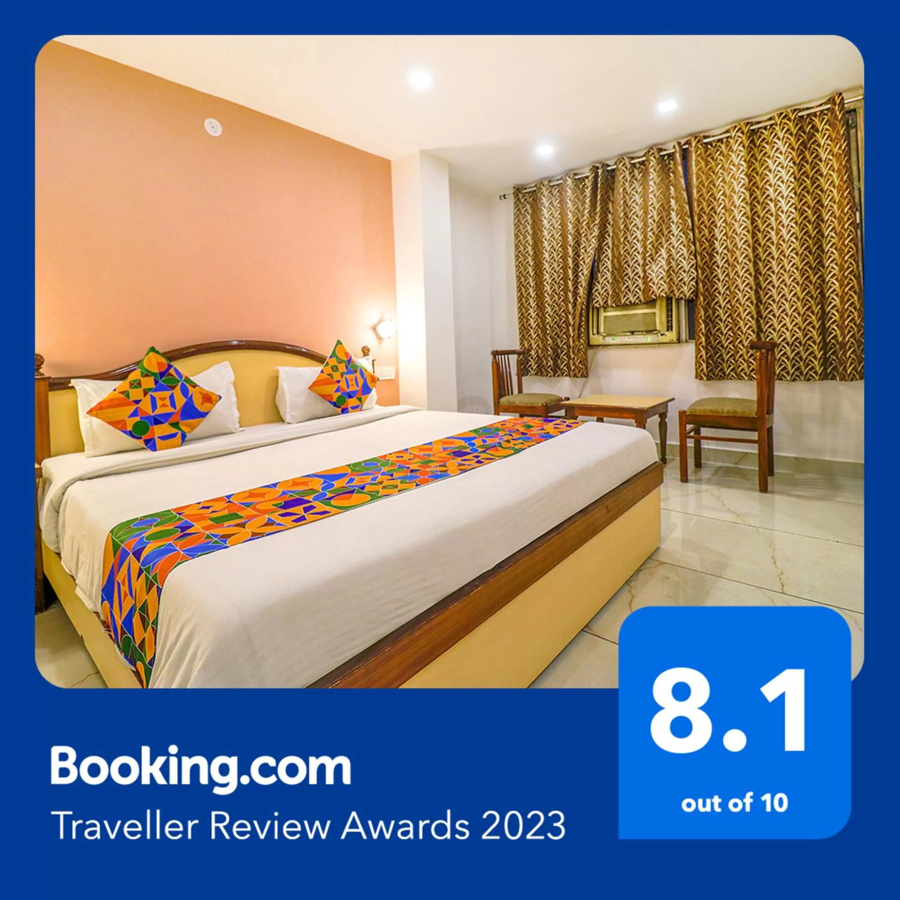 Bedroom, Bed in FabHotel Amritsar Residency