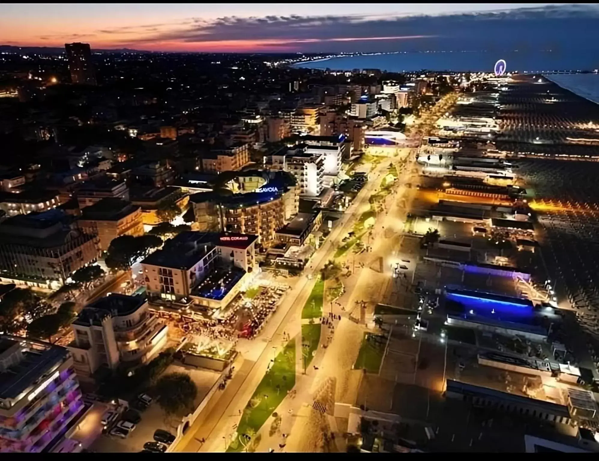 Spring, Bird's-eye View in Hotel Jana