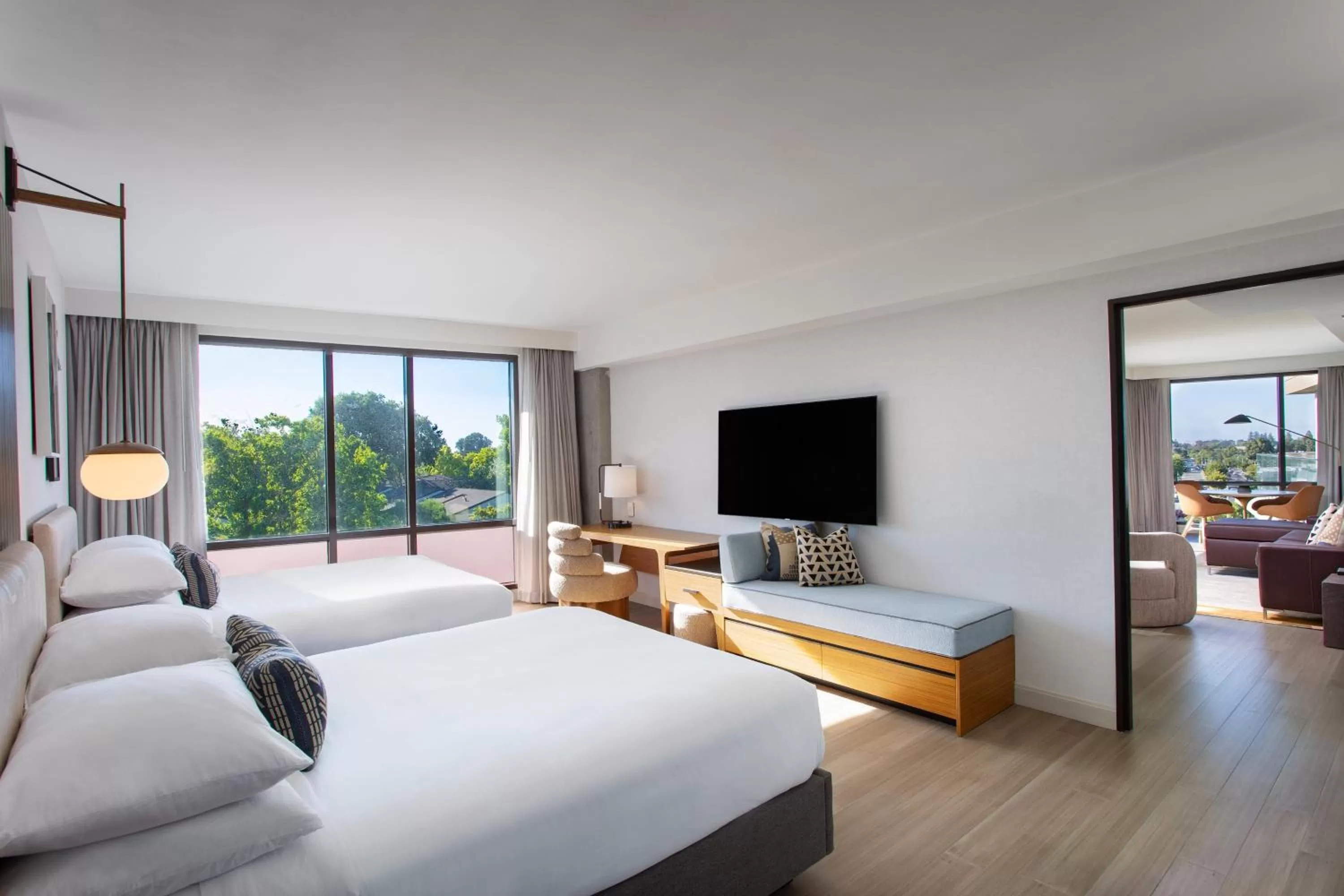 Bedroom, Bed in Hotel Citrine, Palo Alto, a Tribute Portfolio Hotel