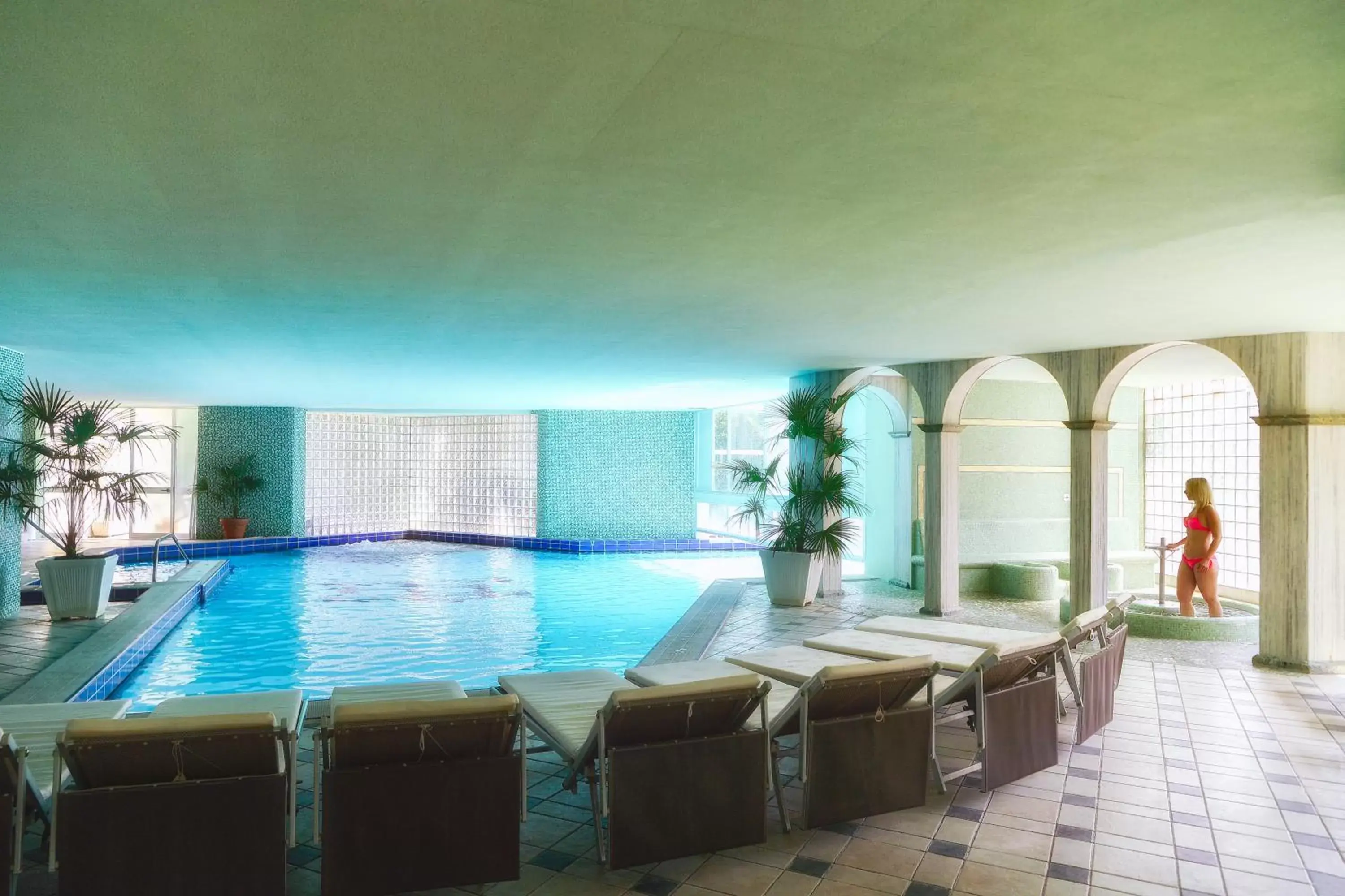 Swimming Pool in Park Hotel Terme