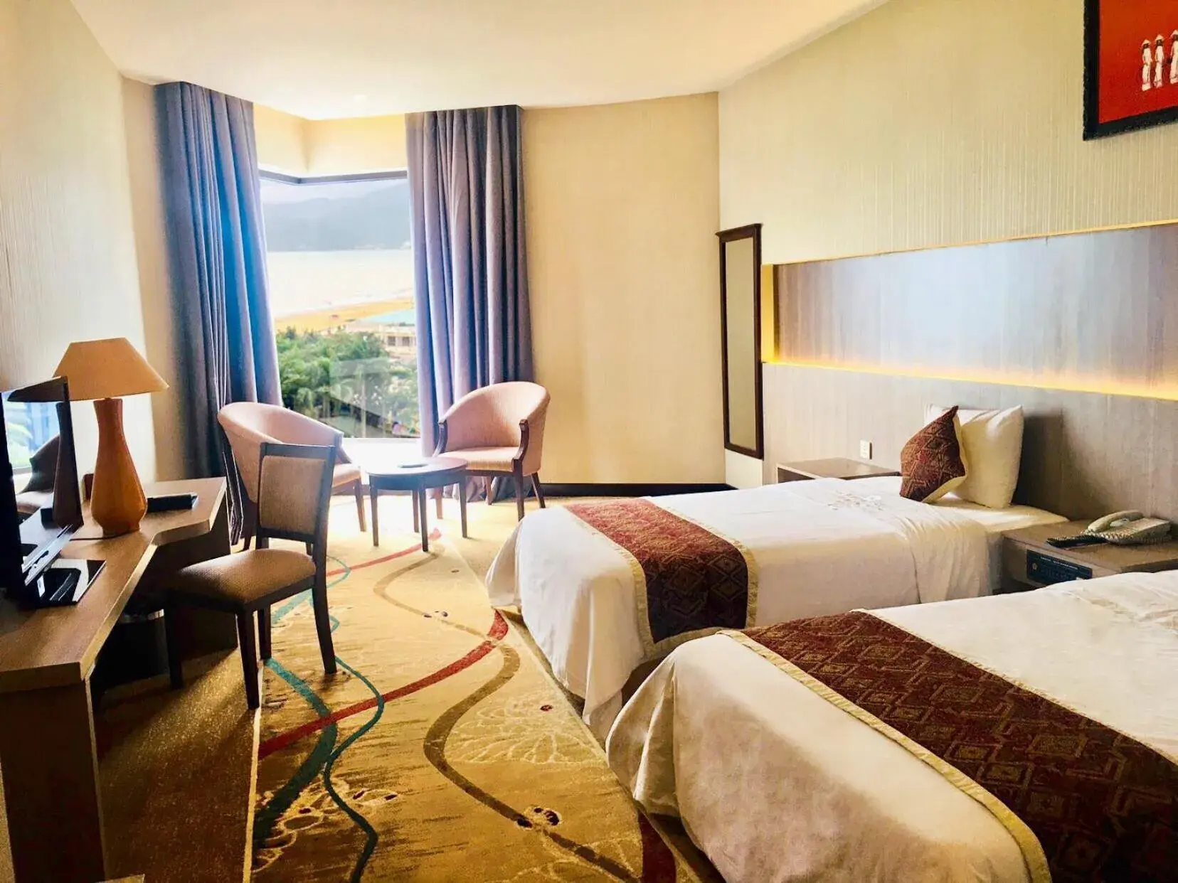 Bed in Saigon Quy Nhon Hotel Bed in Saigon Quy Nhon Hotel