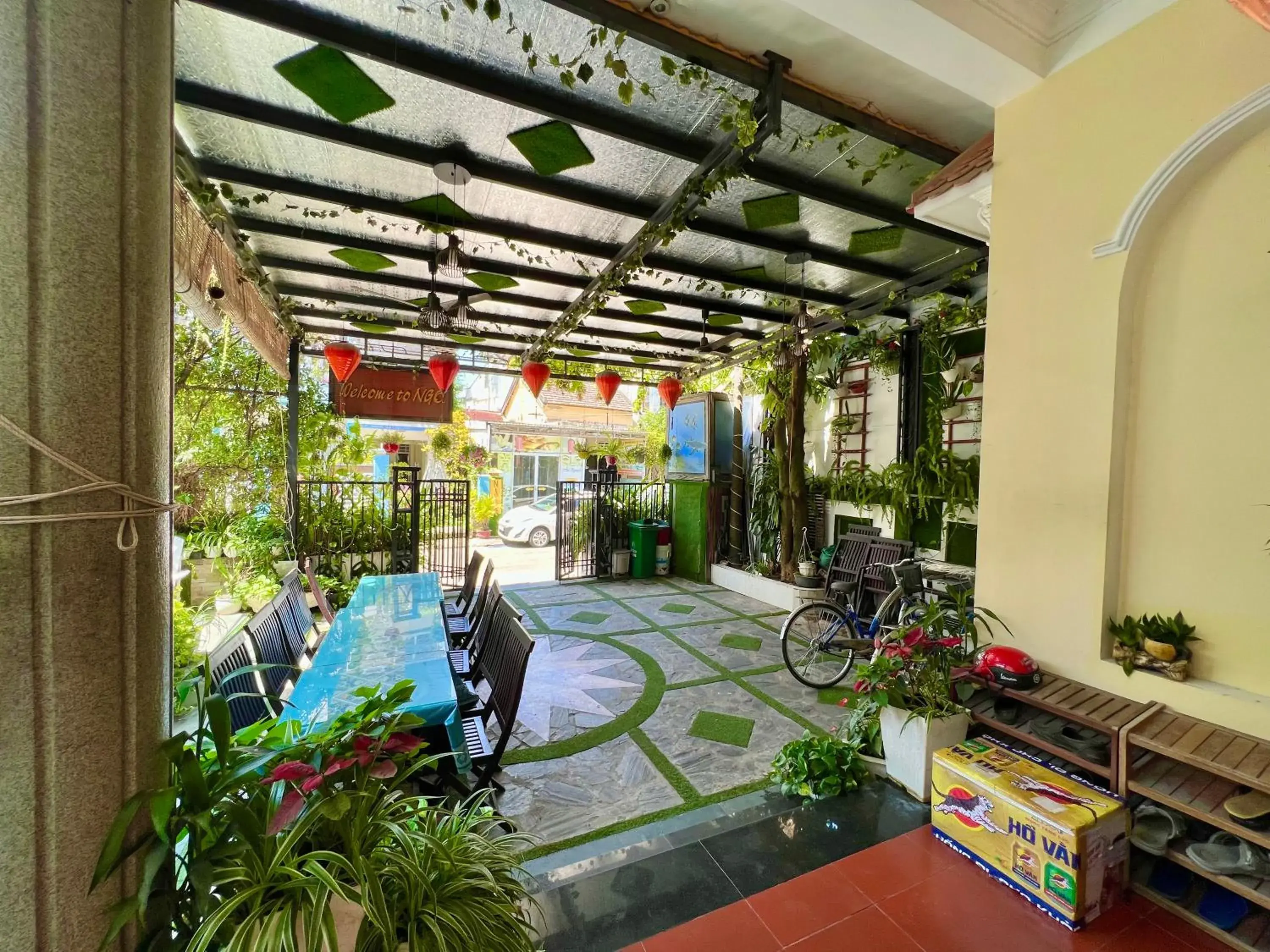 Patio, Swimming Pool in Hoi An Ngo Homestay