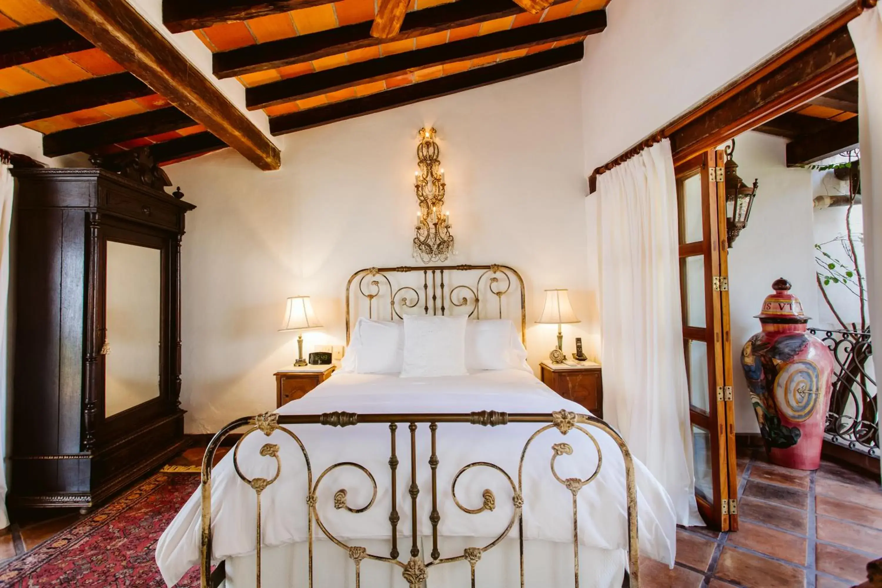 Bedroom, Bed in Hacienda San Angel