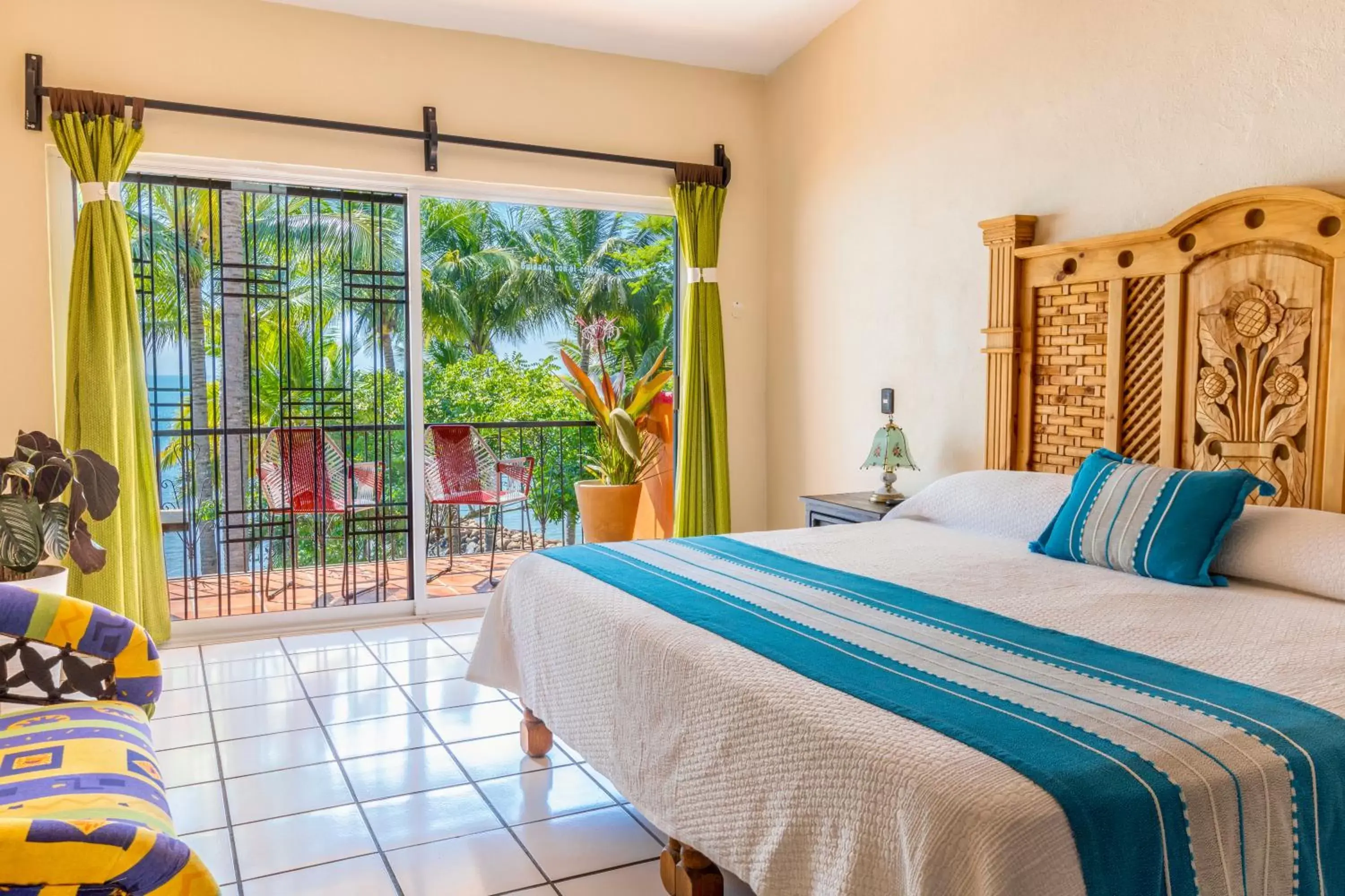 Bed in Casa María Resort