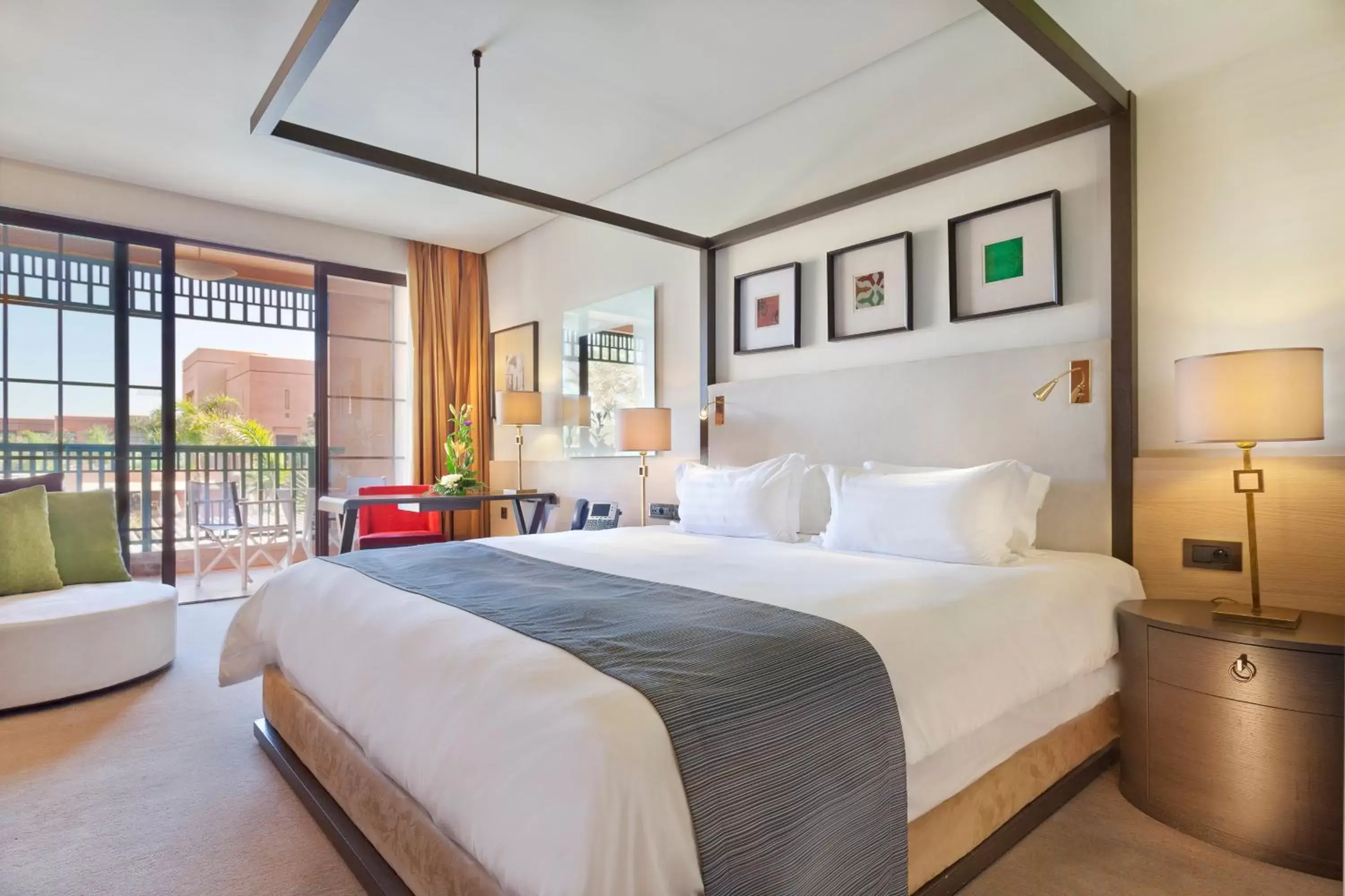 Bedroom, Bed in Hôtel Du Golf Rotana Palmeraie