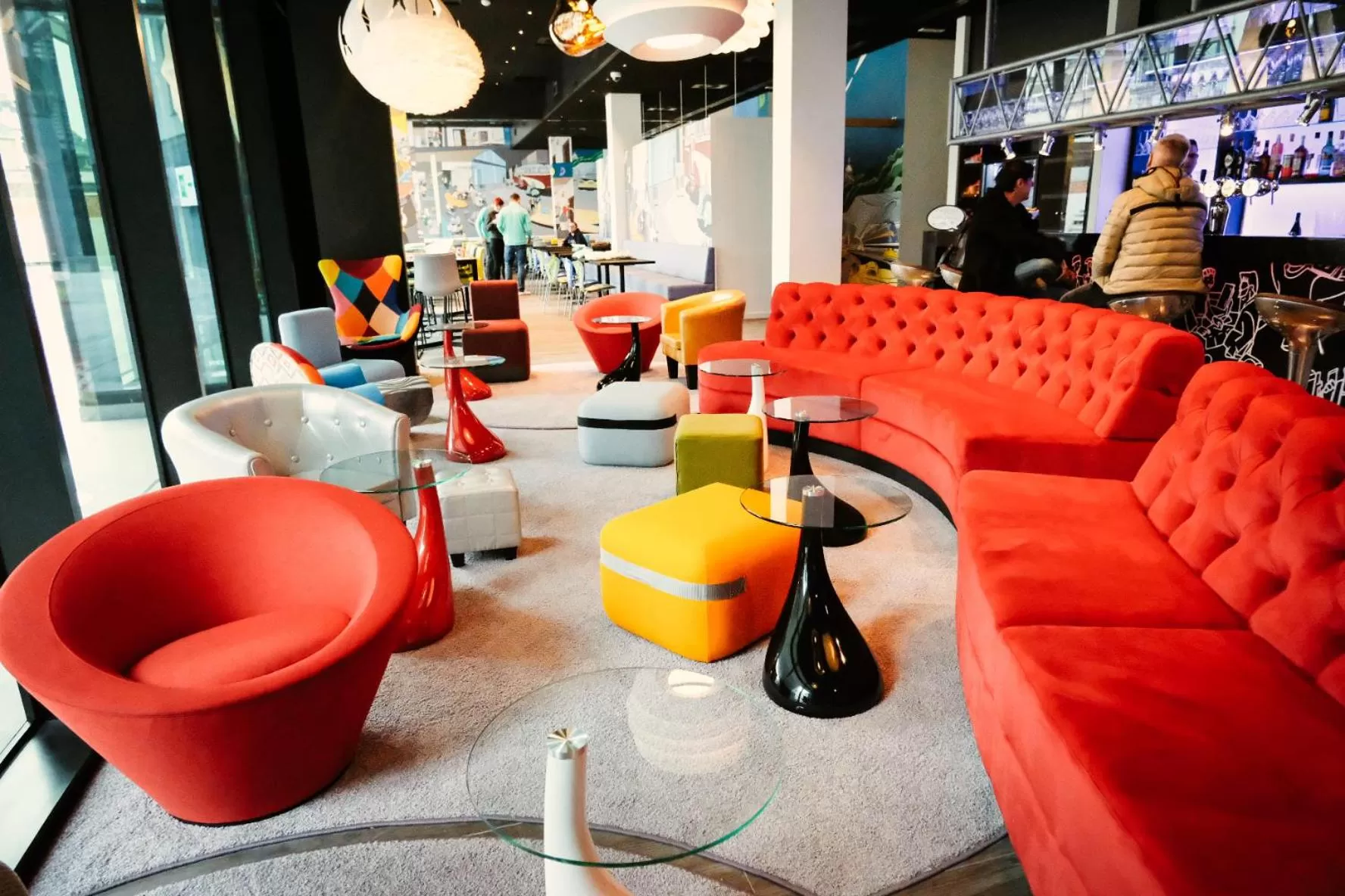 Lobby or reception in ibis Styles Liege Guillemins