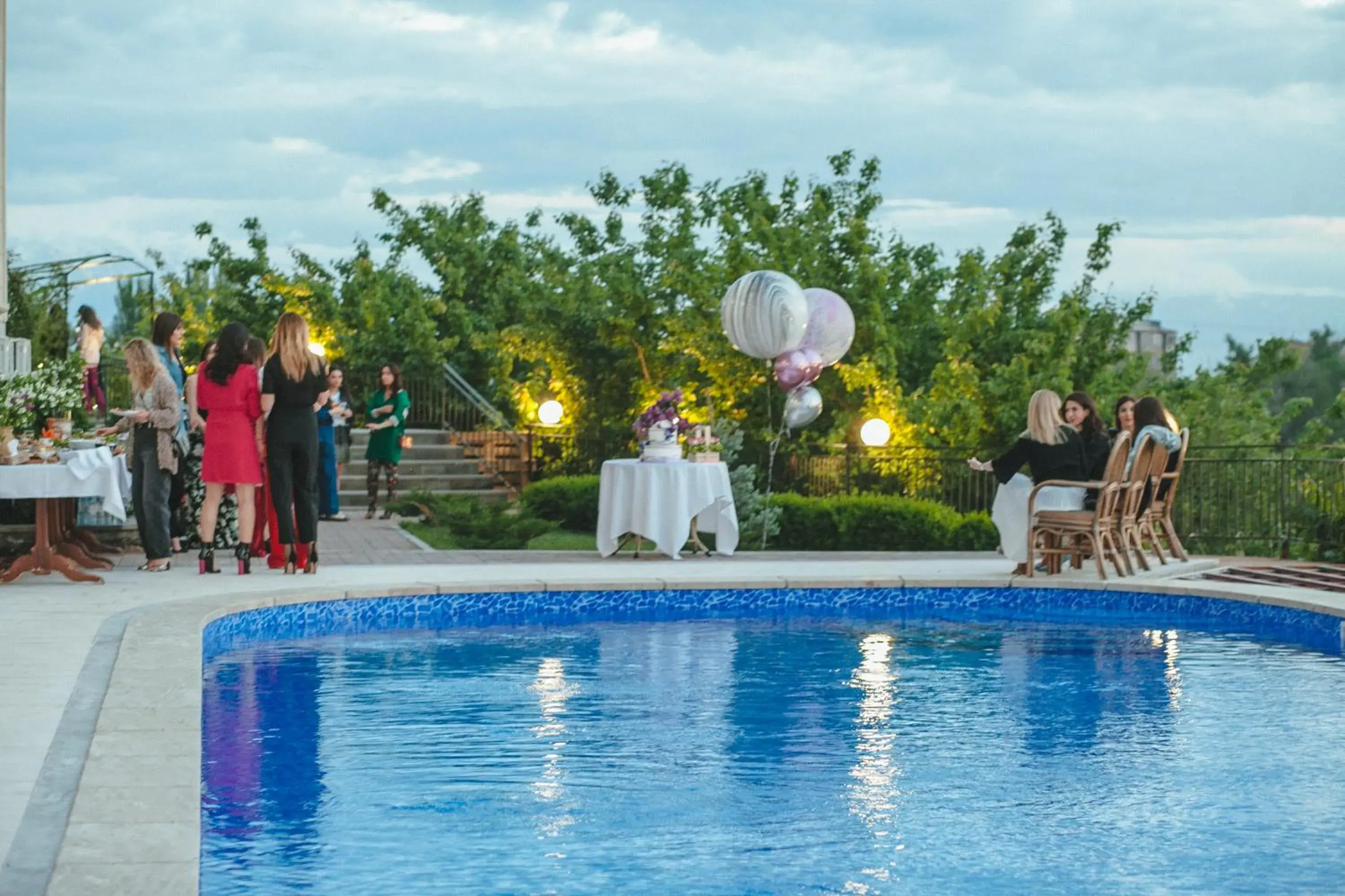 People, Swimming Pool in Olympia Garden Hotel