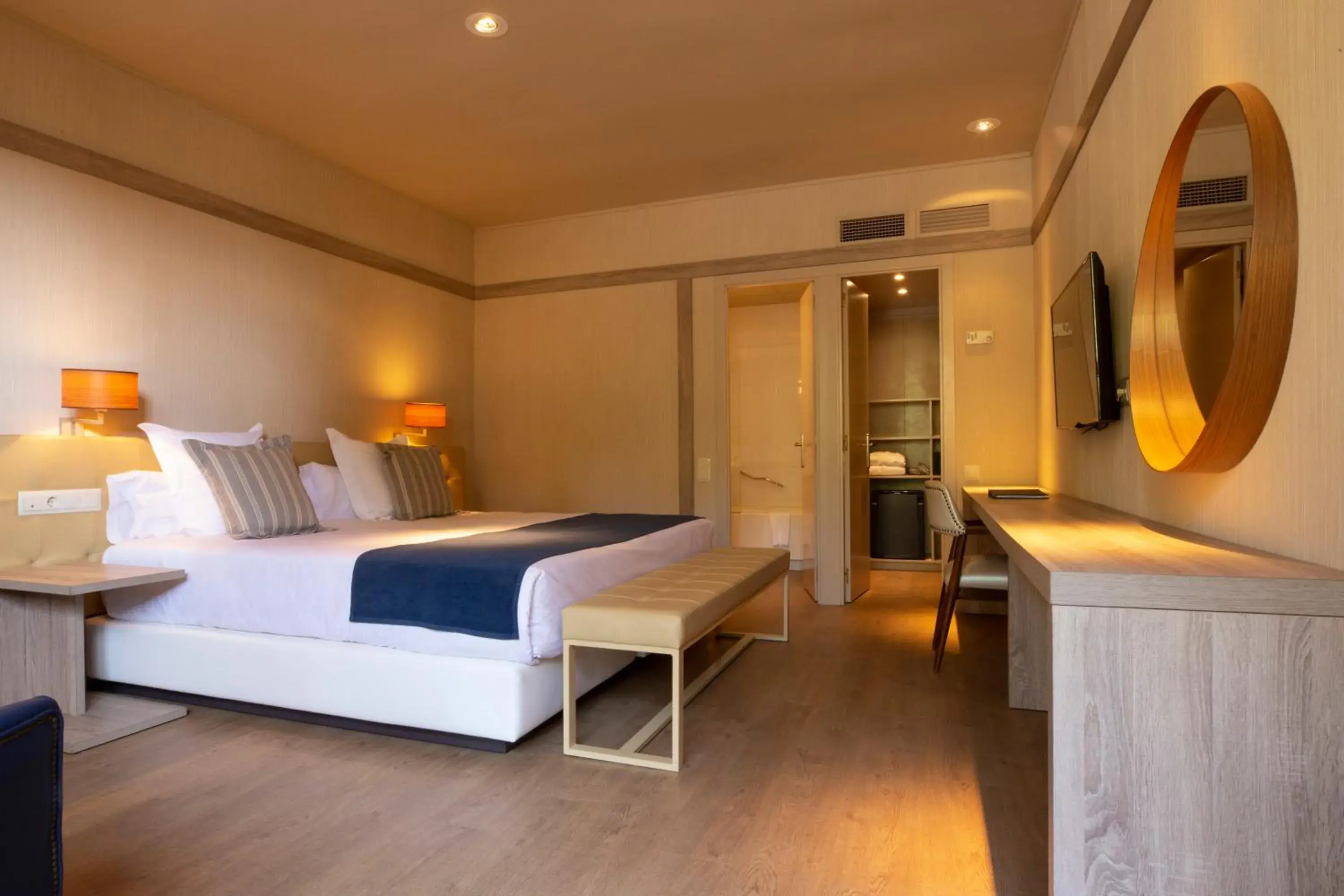 Bed in Hotel Santa Marta