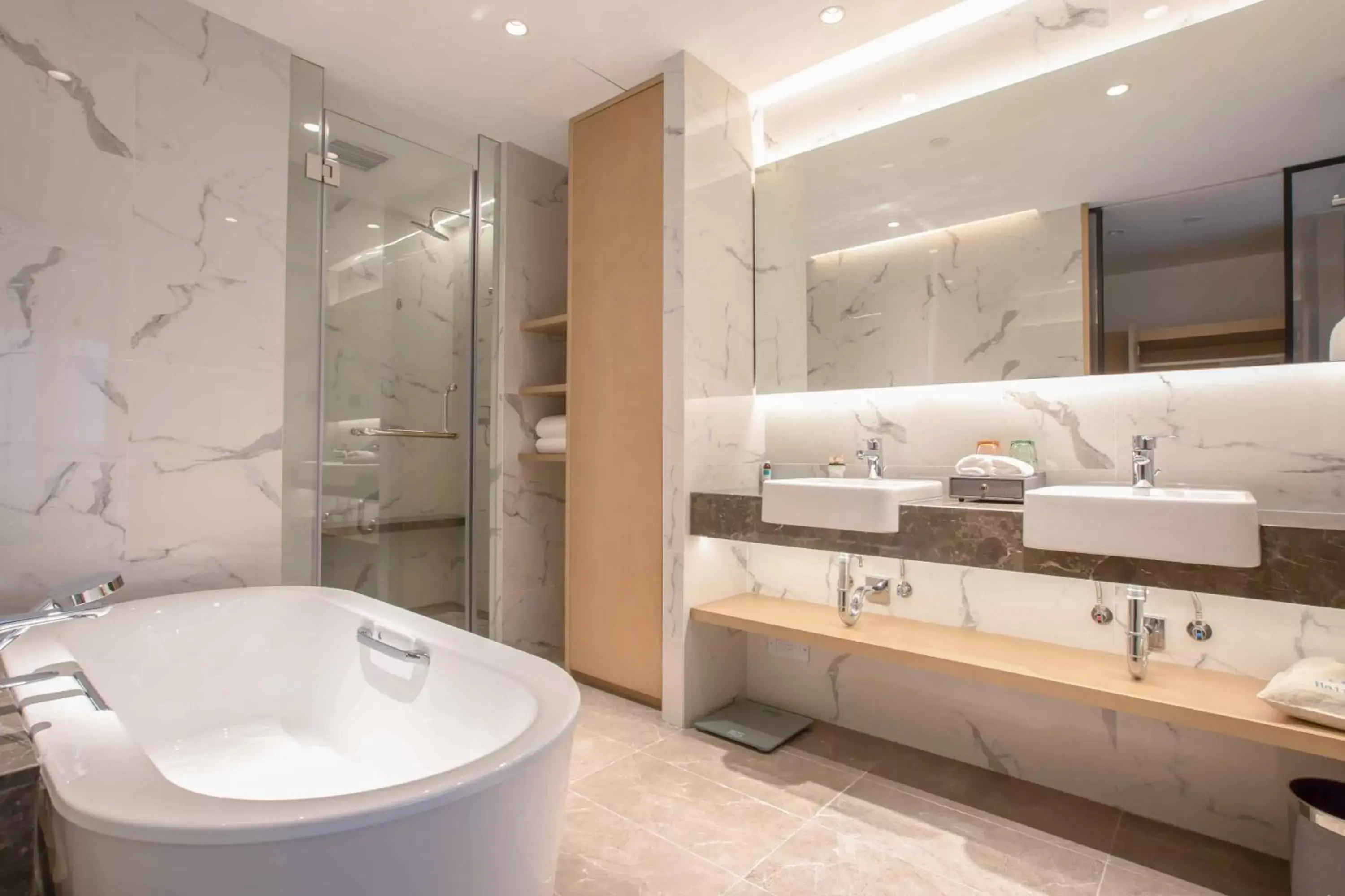 Bathroom in Shama Serviced Apartments Zijingang Hangzhou