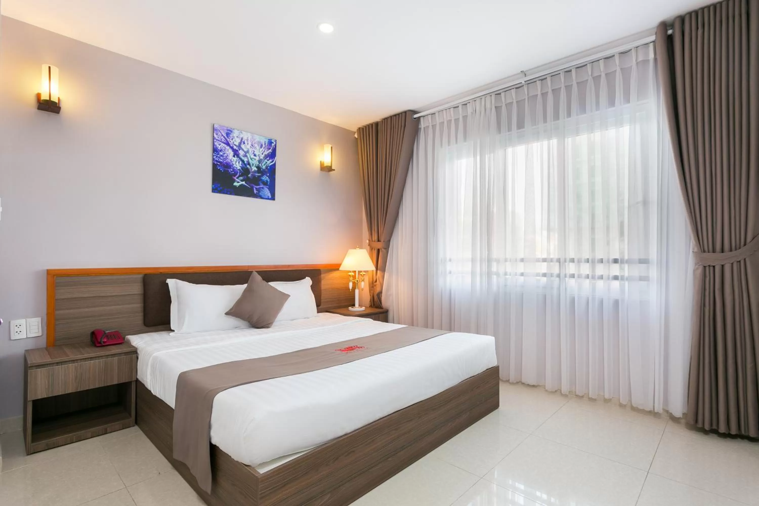 Bed in Khách sạn San Hô Vũng Tàu (Coral Hotel)