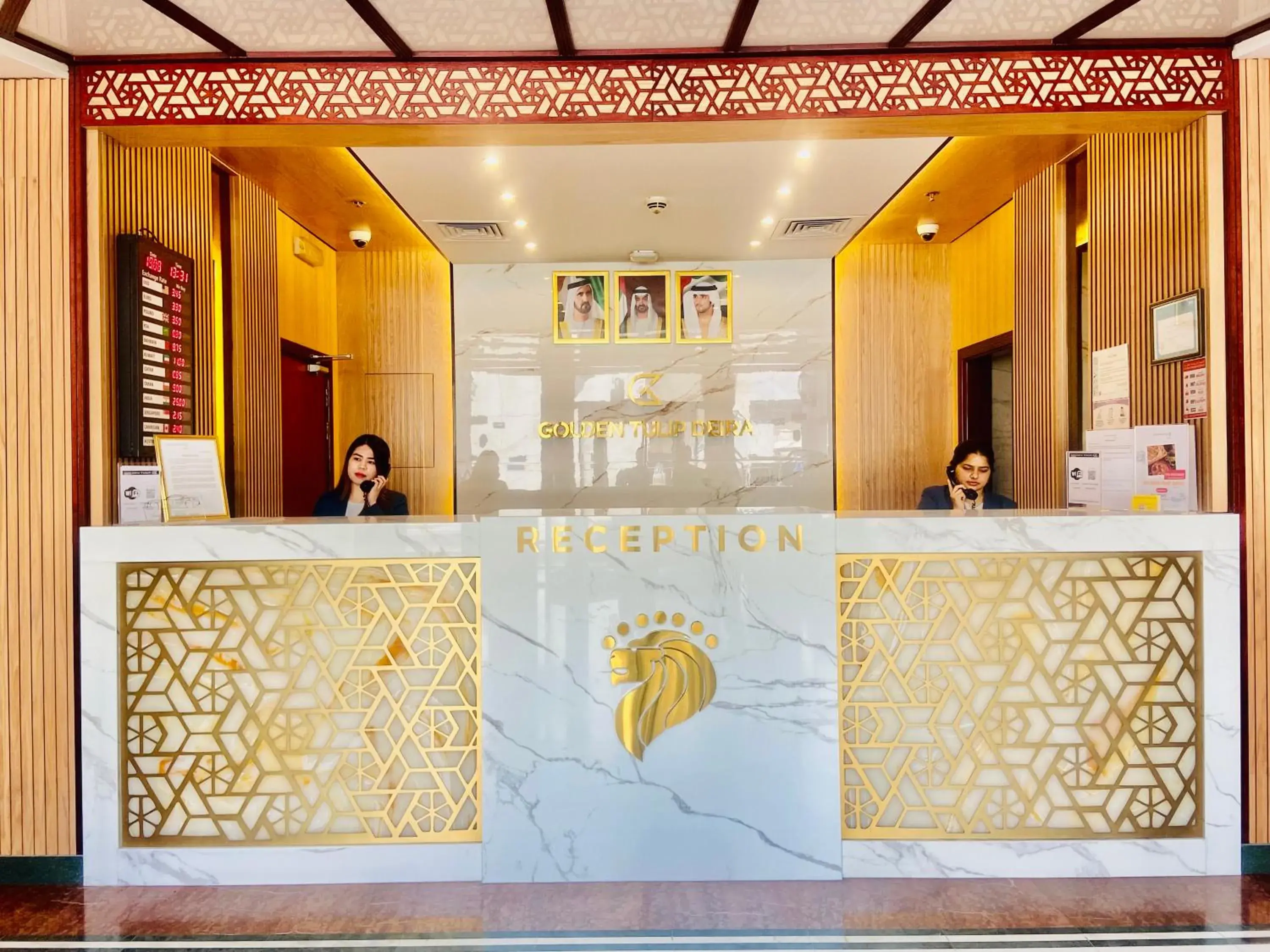 Lobby/Reception in Golden Tulip Deira Hotel
