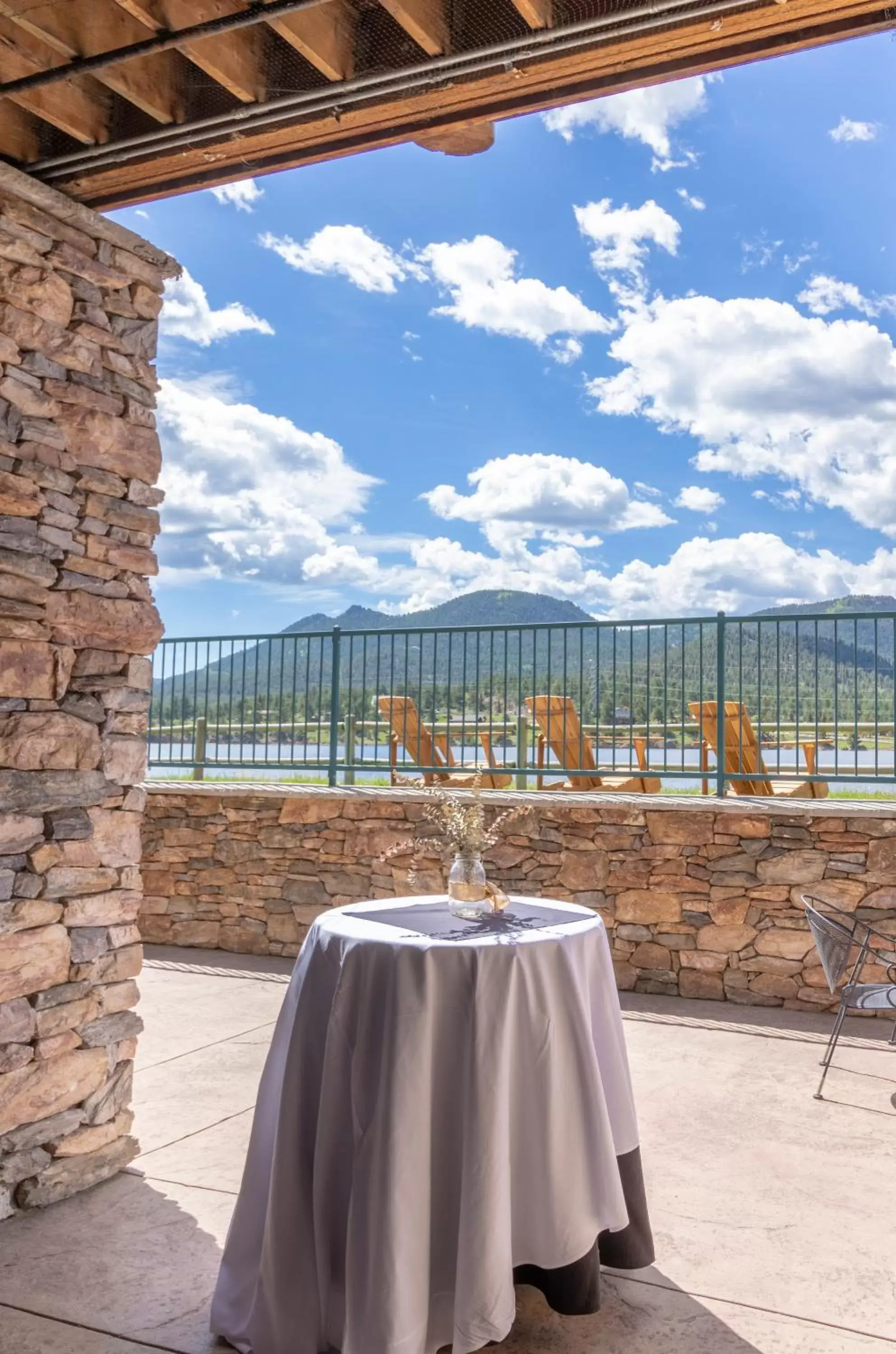 Patio in The Estes Park Resort