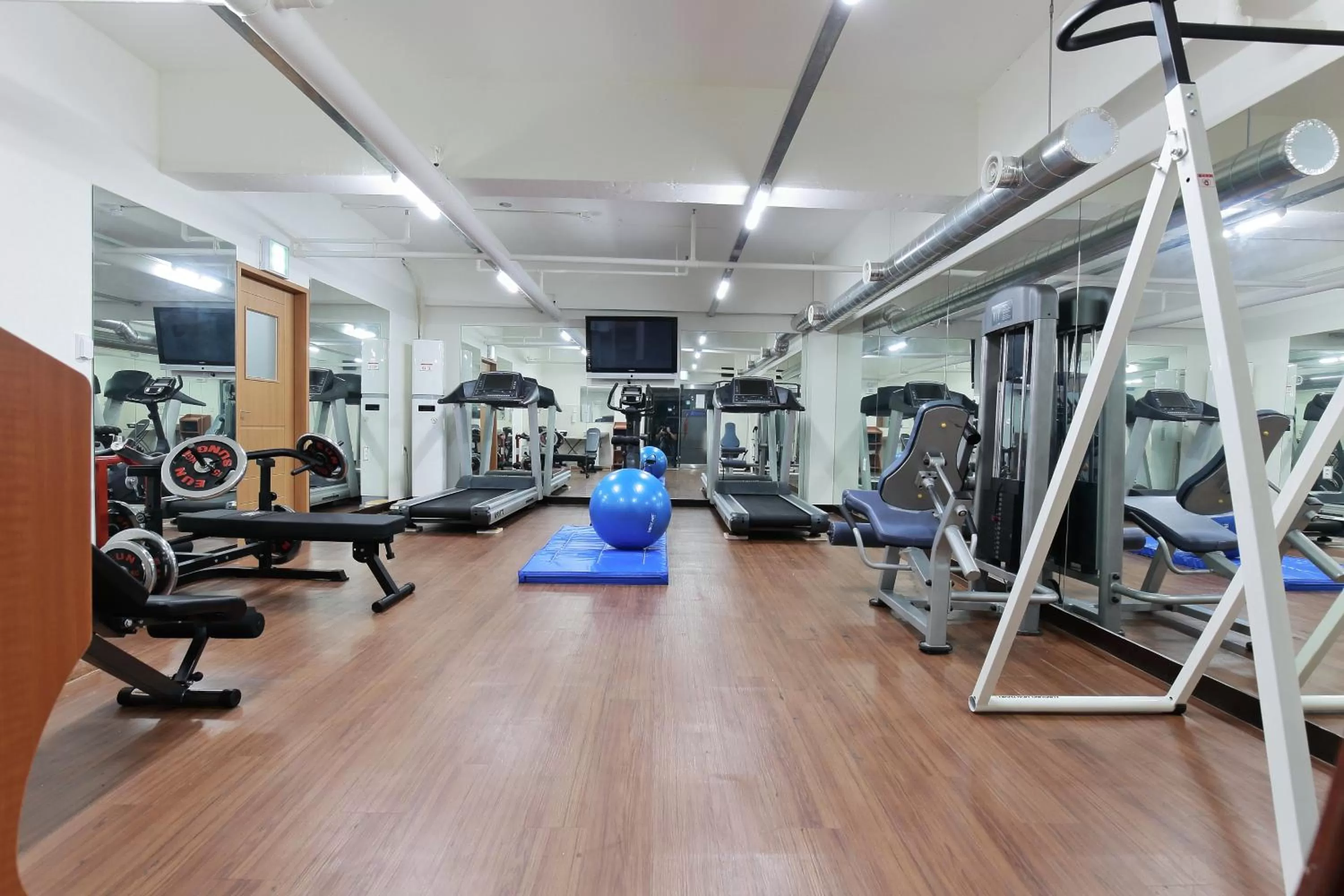 Fitness centre/facilities in Benikea Swiss Rosen Hotel